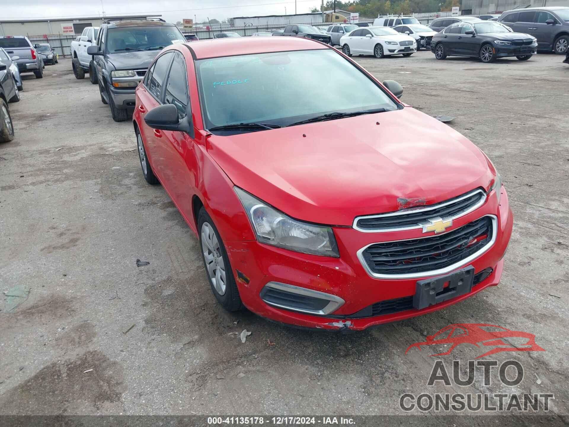 CHEVROLET CRUZE LIMITED 2016 - 1G1PC5SH8G7165861