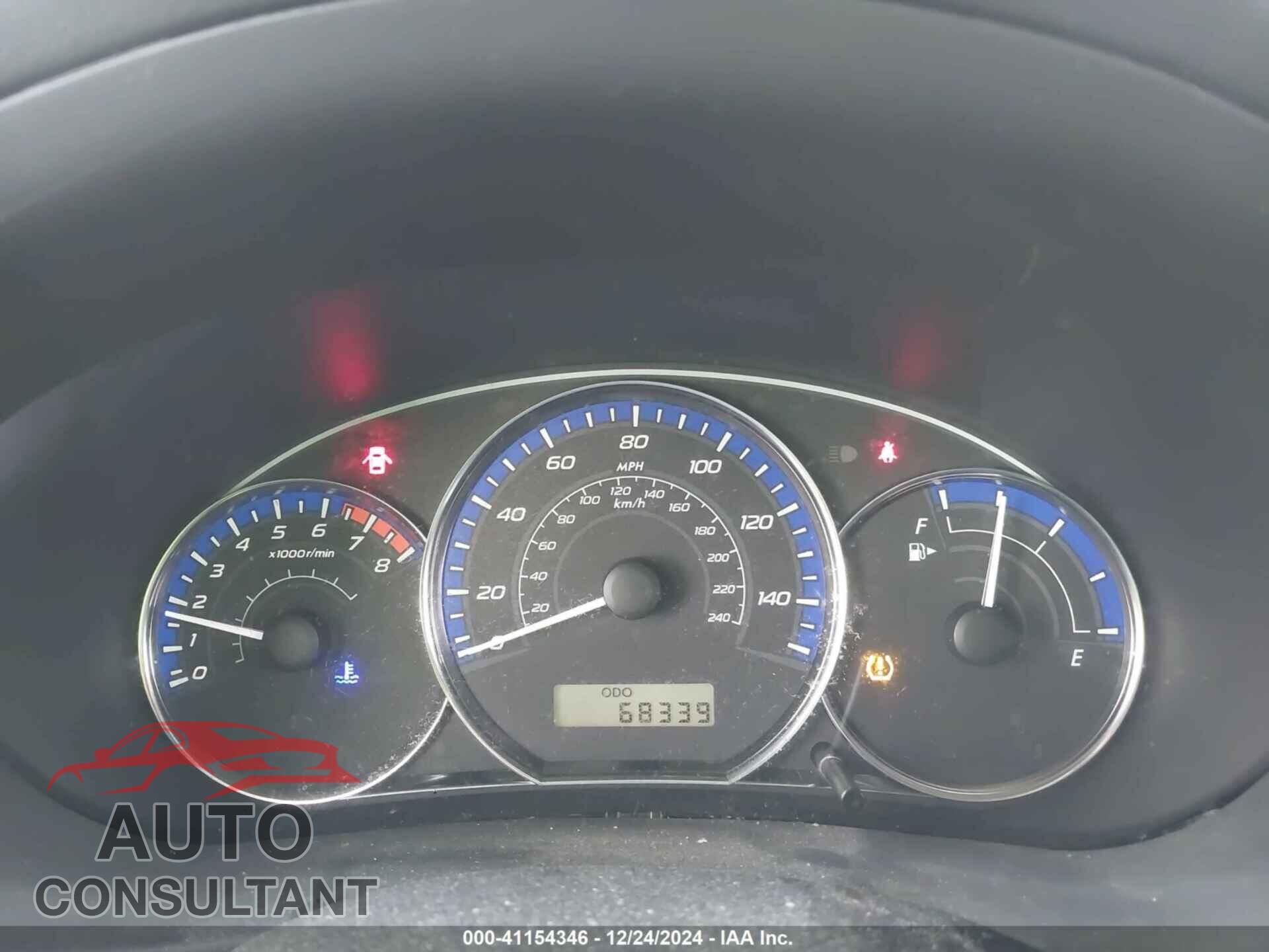 SUBARU FORESTER 2012 - JF2SHACC0CG415071