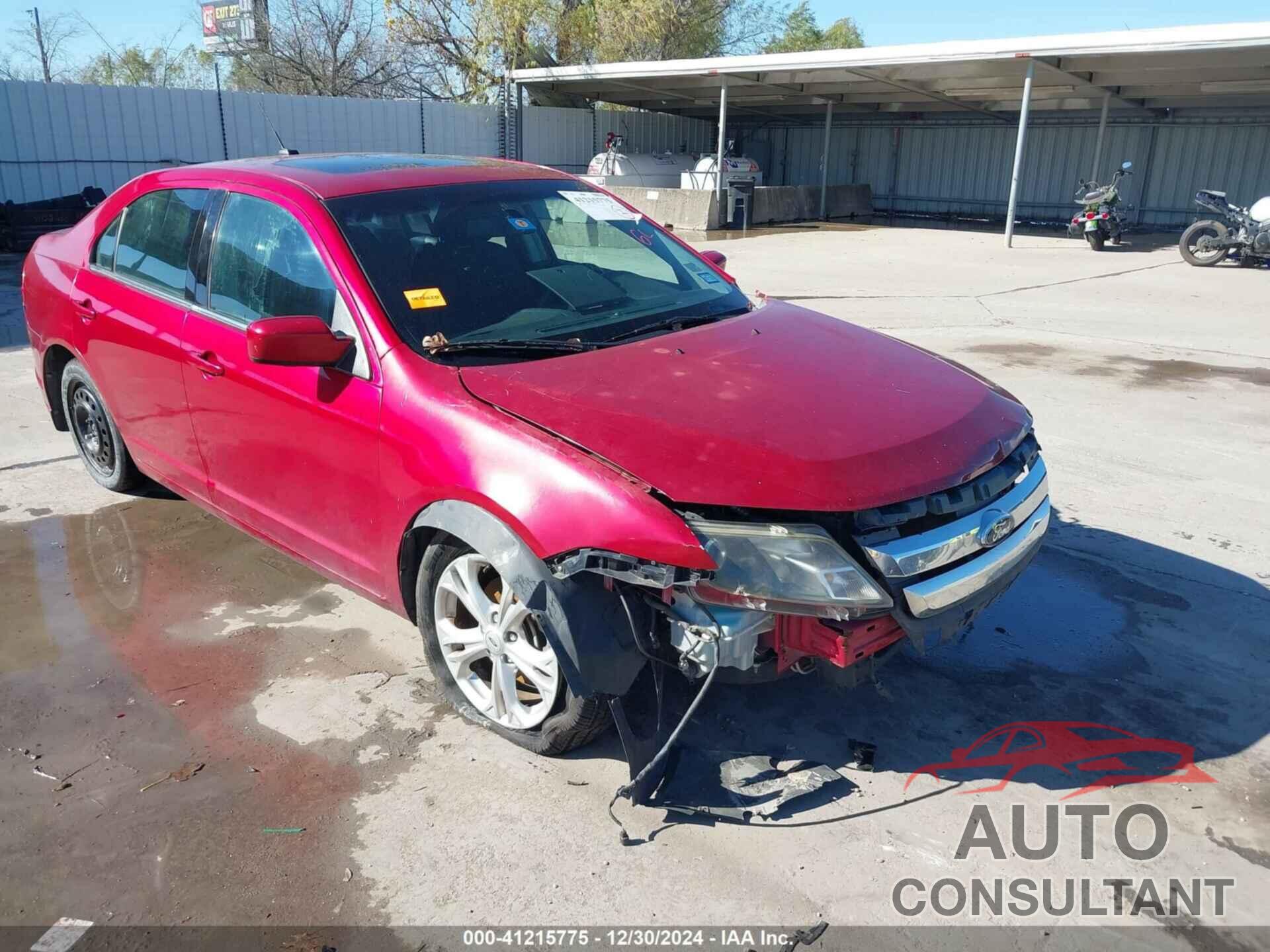 FORD FUSION 2012 - 3FAHP0HAXCR395097