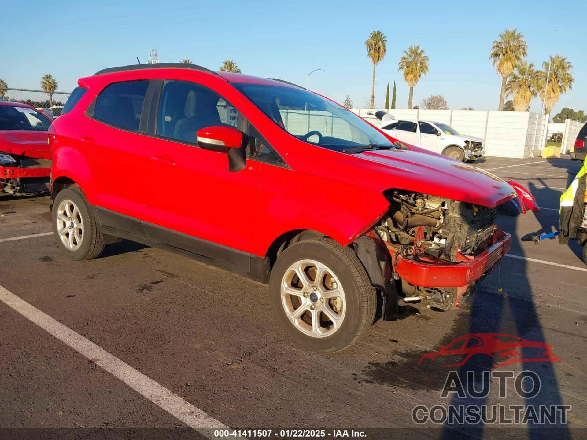 FORD ECOSPORT 2018 - MAJ3P1TE5JC208371