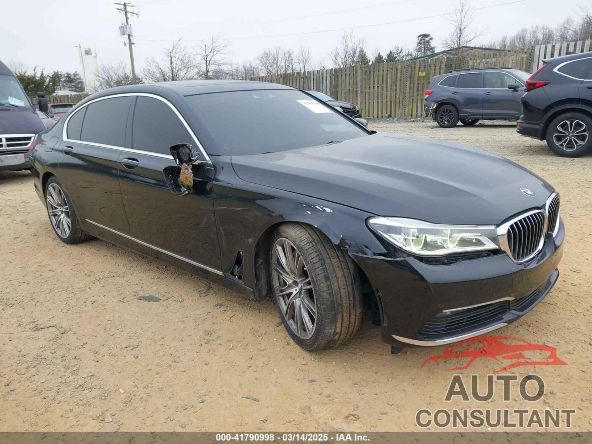 BMW 750I 2016 - WBA7F2C57GG418778