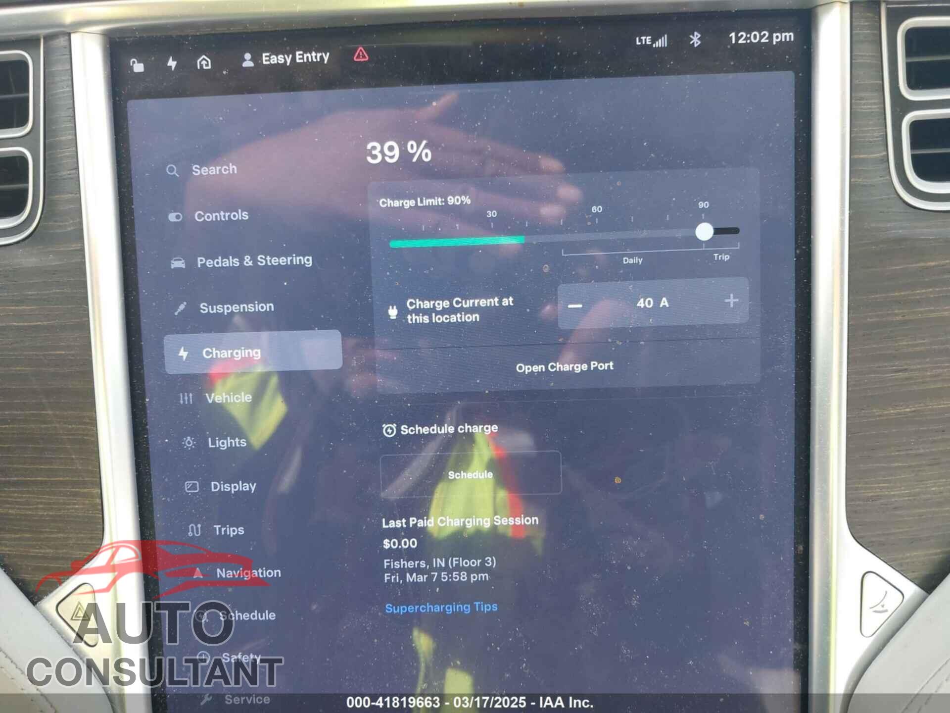 TESLA MODEL S 2014 - 5YJSA1H14EFP41236