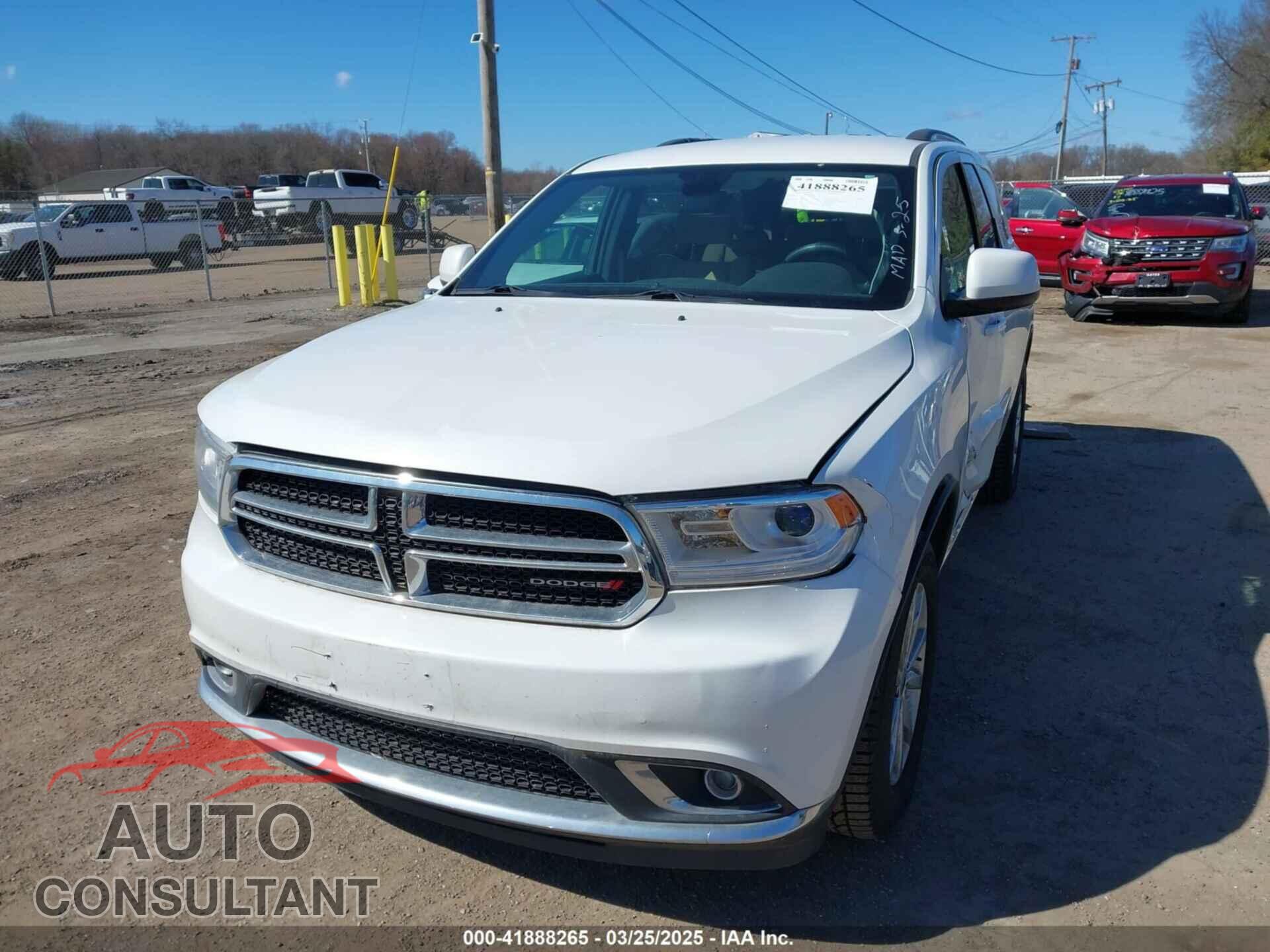 DODGE DURANGO 2019 - 1C4RDJAG8KC739065