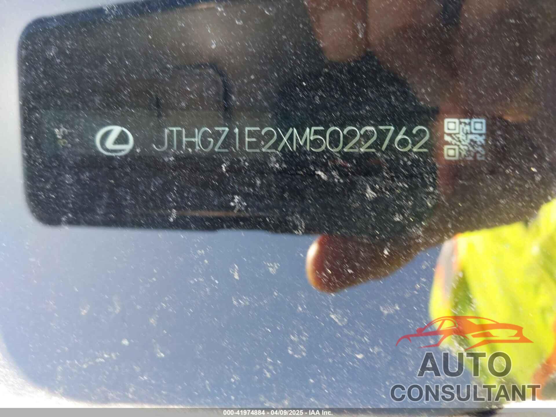 LEXUS IS 350 2021 - JTHGZ1E2XM5022762
