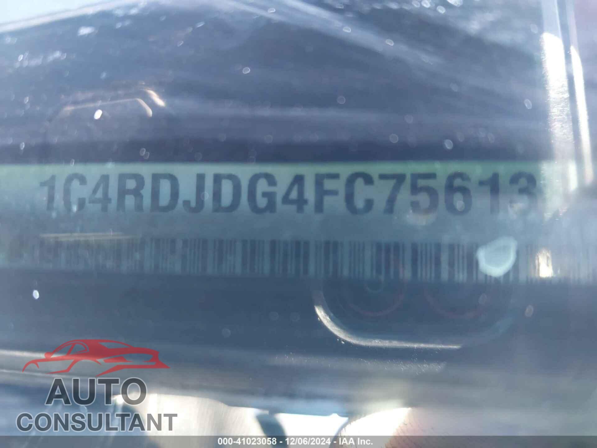 DODGE DURANGO 2015 - 1C4RDJDG4FC756138