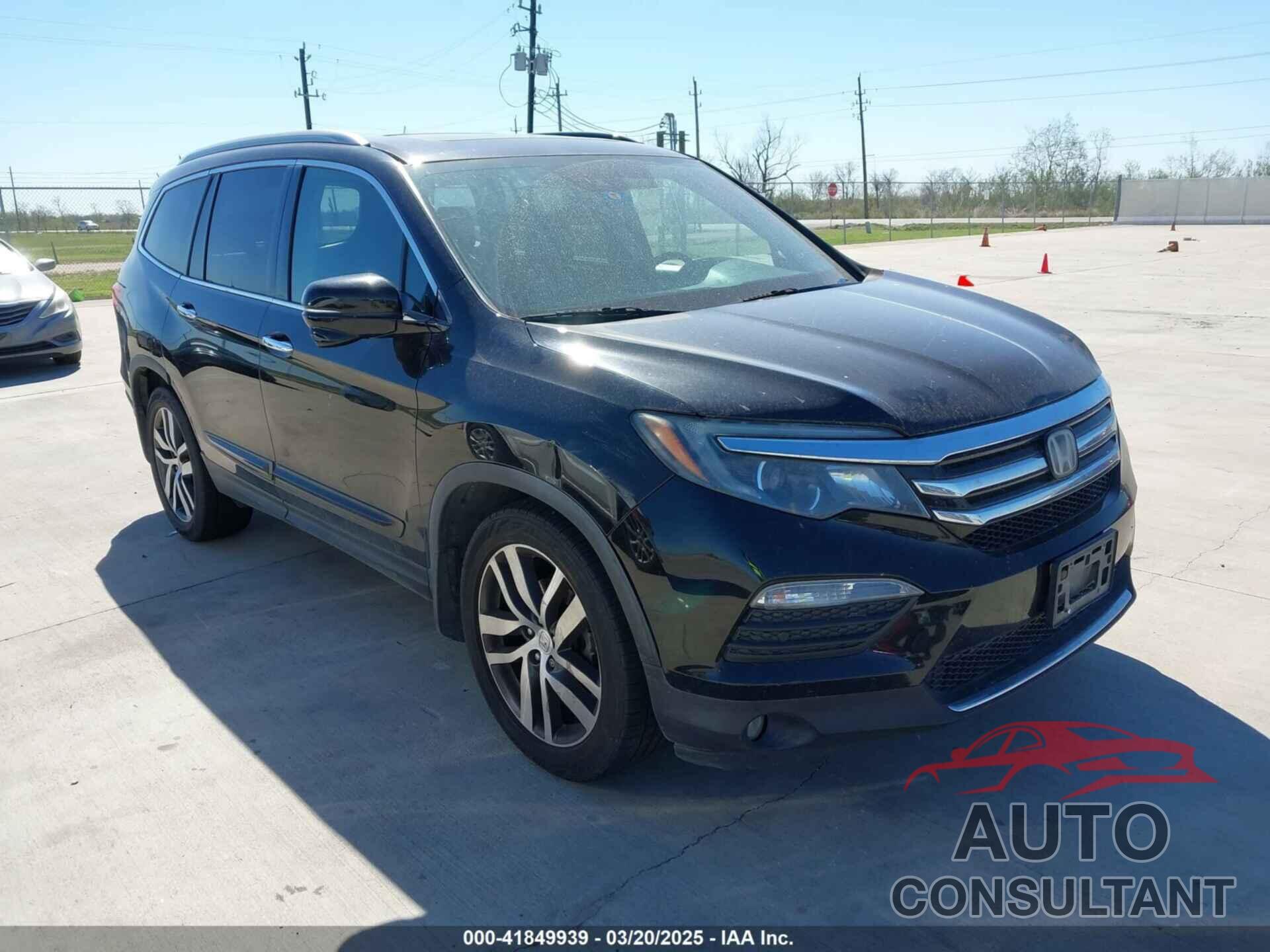 HONDA PILOT 2016 - 5FNYF6H92GB083370