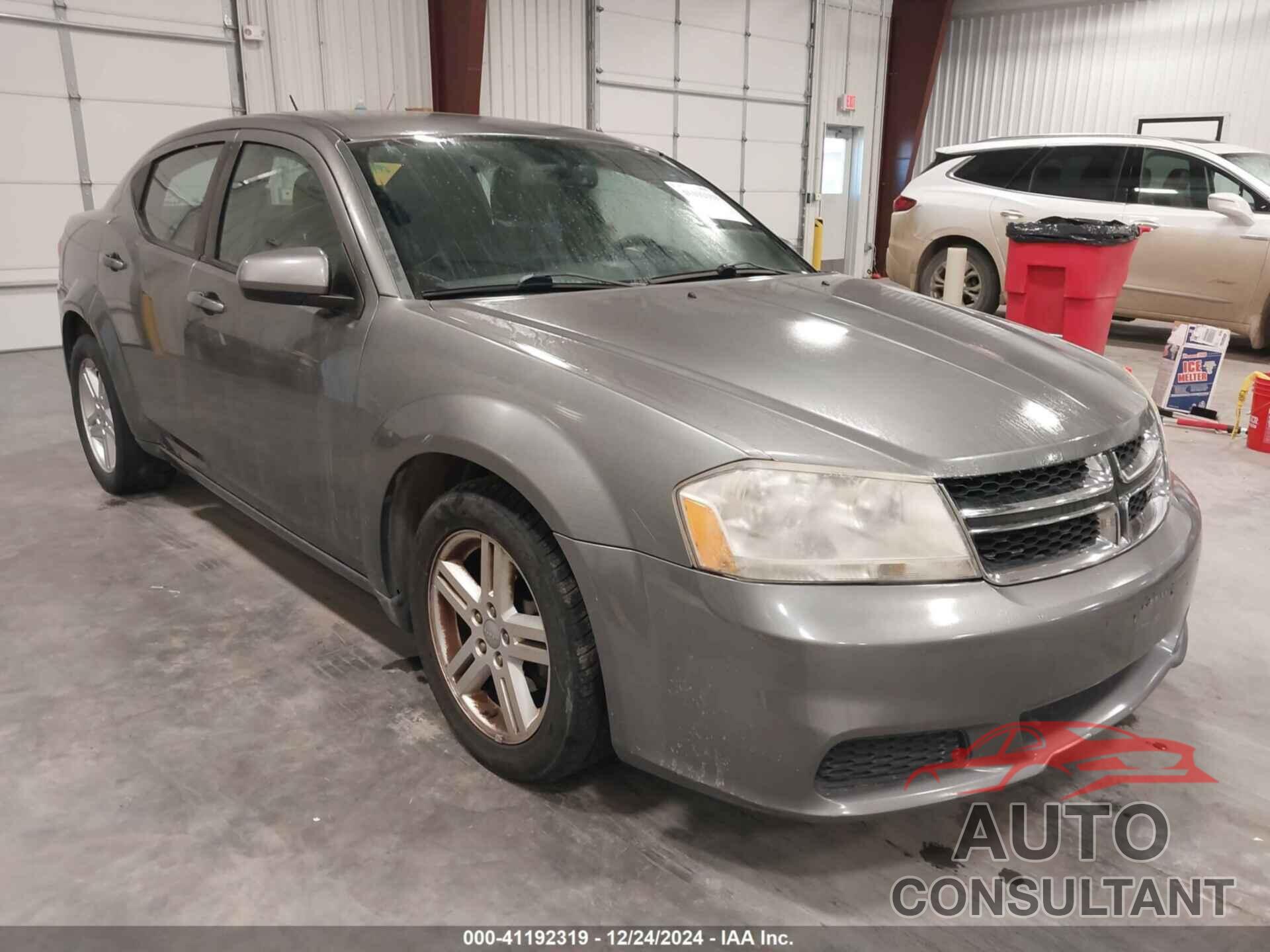 DODGE AVENGER 2012 - 1C3CDZCB2CN178054