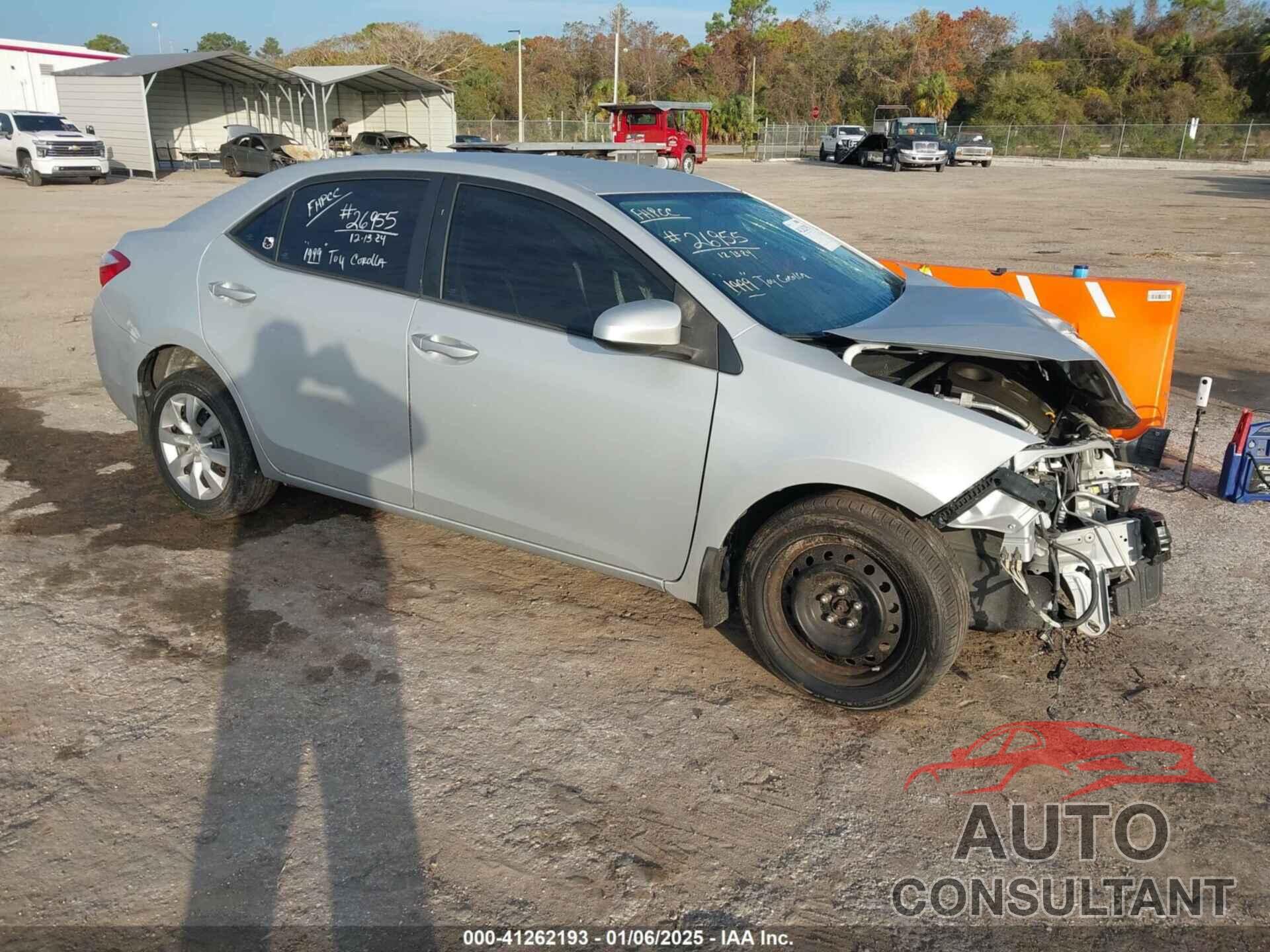 TOYOTA COROLLA 2015 - 2T1BURHE5FC350384