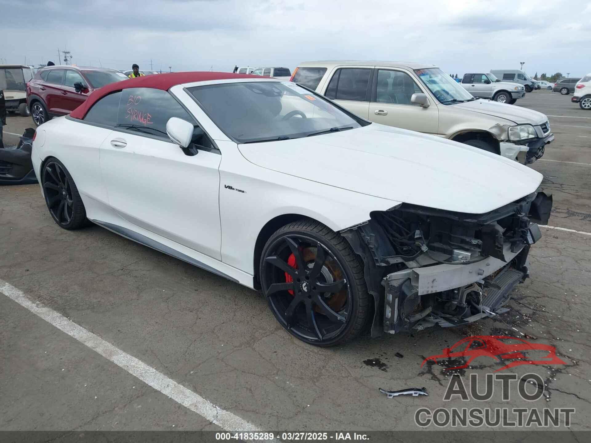 MERCEDES-BENZ AMG S 63 2017 - WDDXK7JB8HA019439