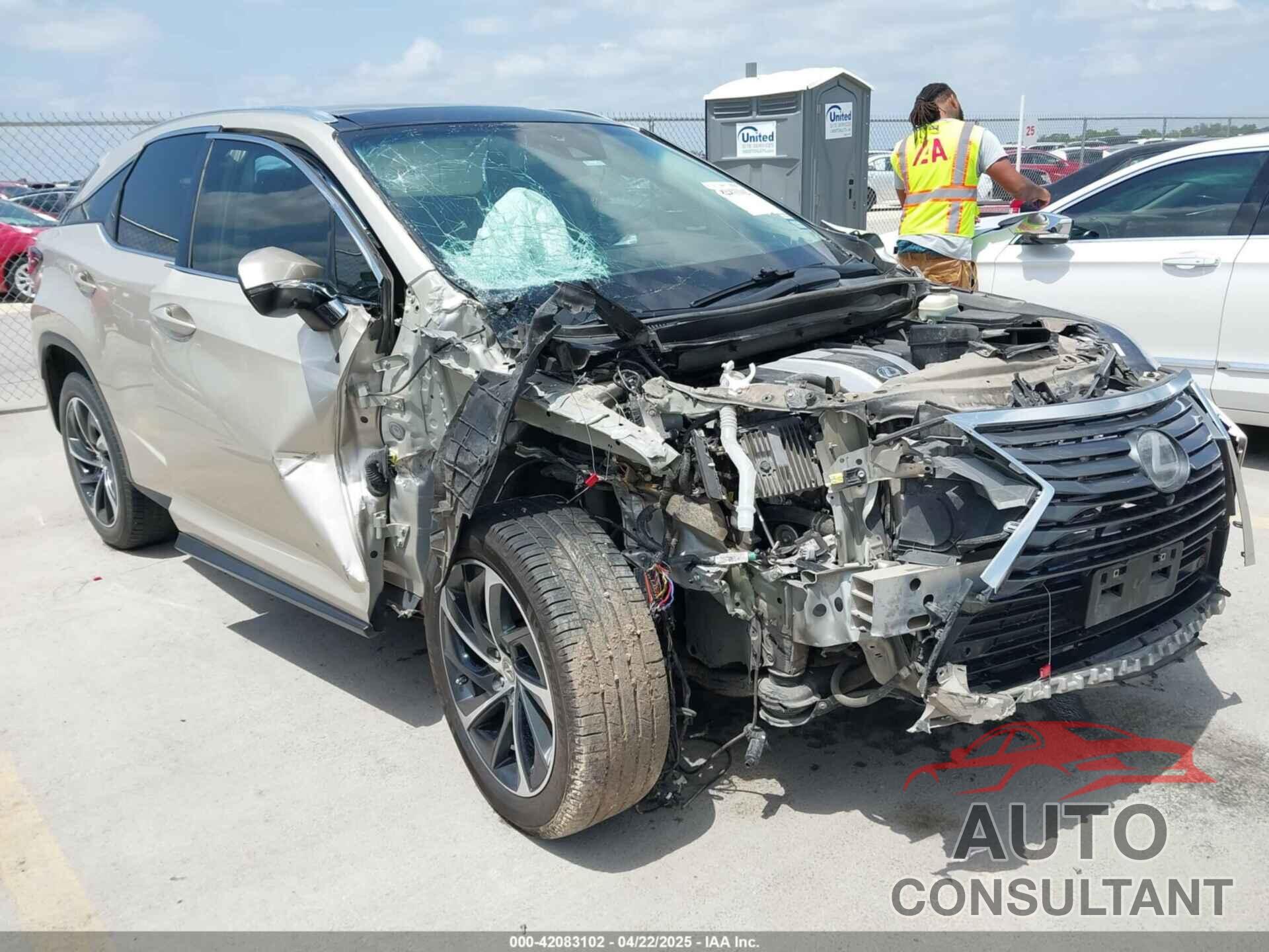 LEXUS RX 350 2016 - 2T2ZZMCA0GC012492