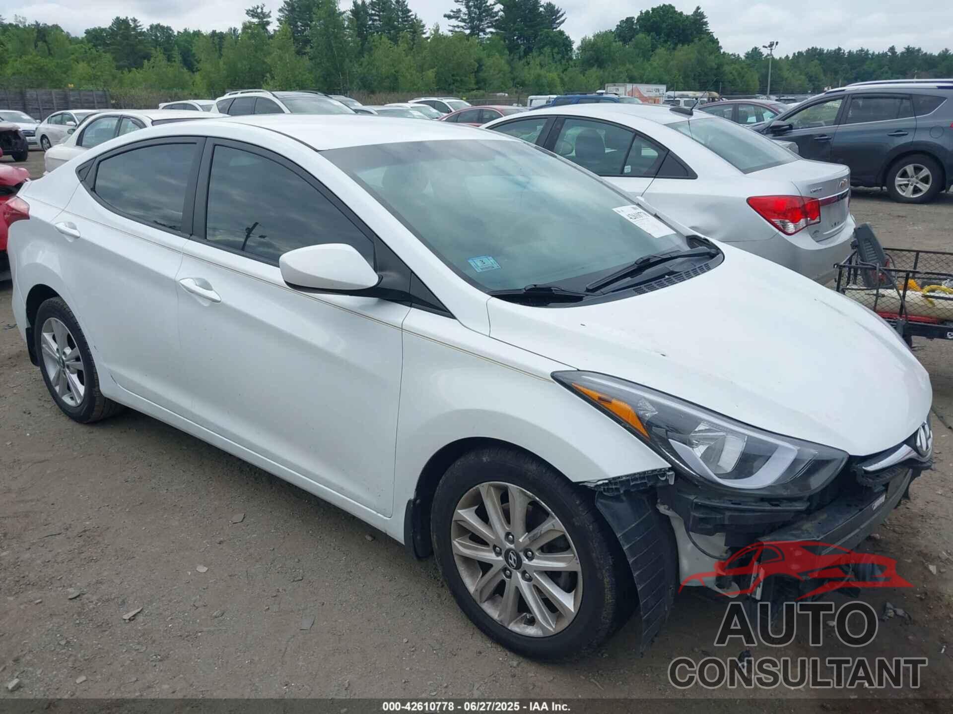 HYUNDAI ELANTRA 2016 - 5NPDH4AE0GH654389