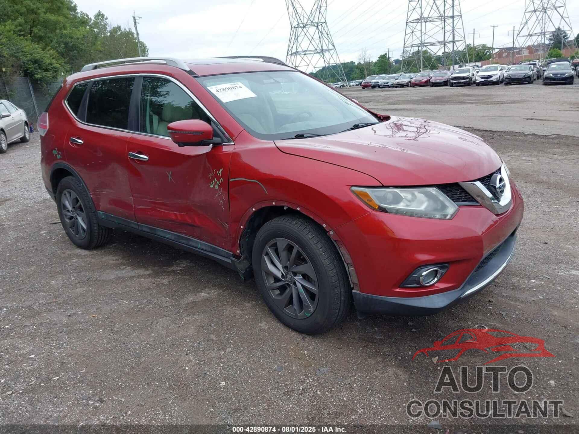 NISSAN ROGUE 2016 - 5N1AT2MV4GC811365