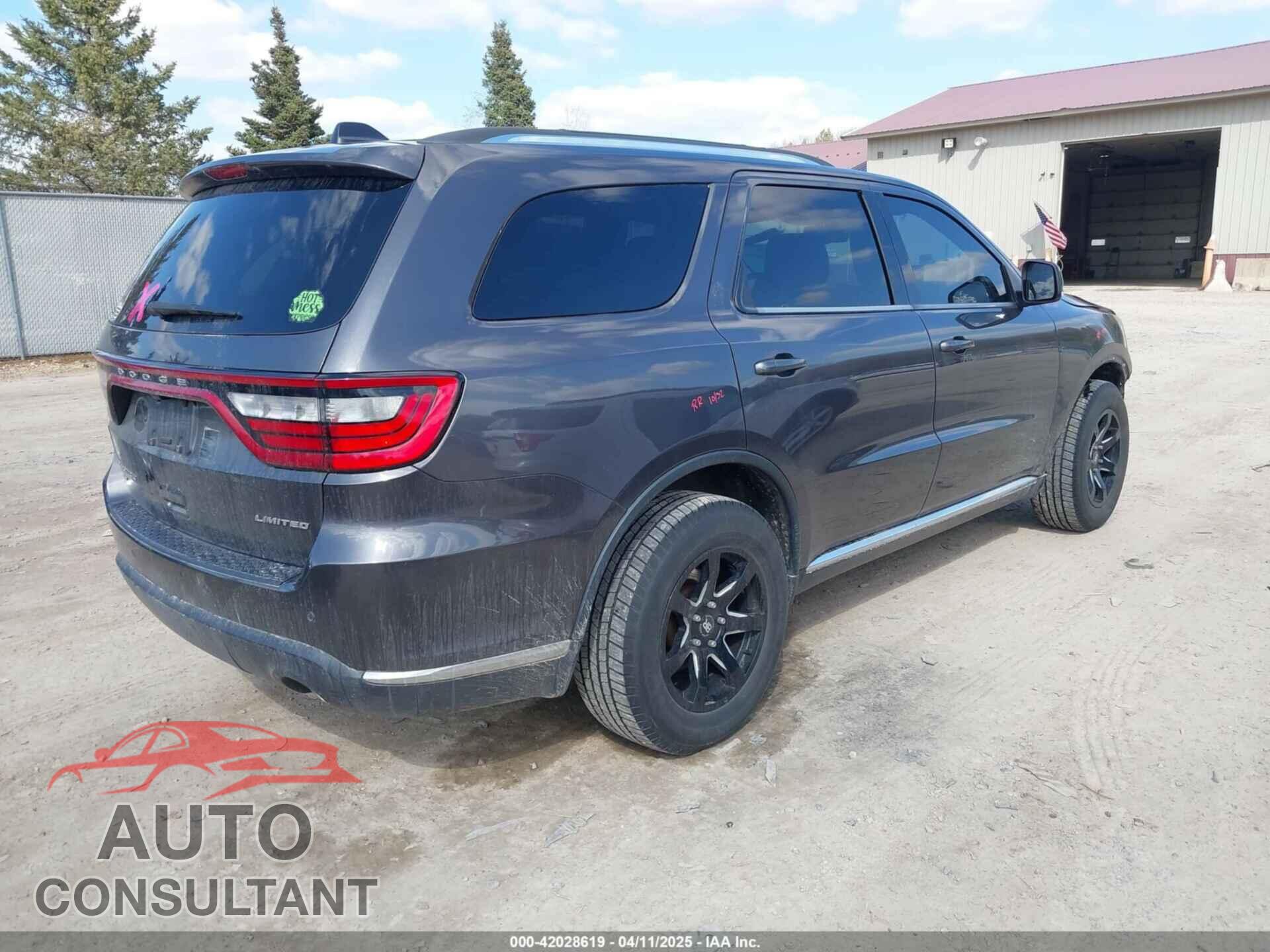 DODGE DURANGO 2016 - 1C4RDJDG3GC449254