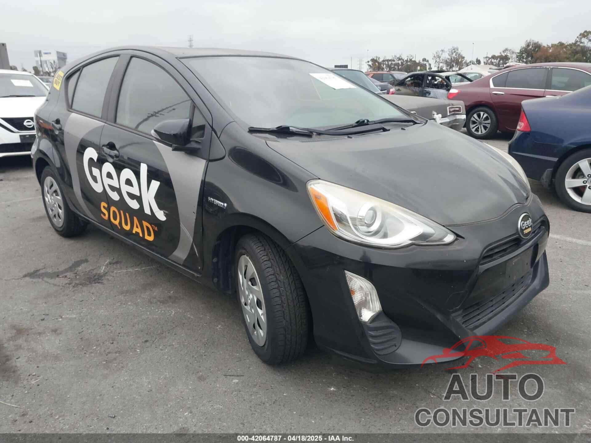 TOYOTA PRIUS C 2016 - JTDKDTB32G1120313