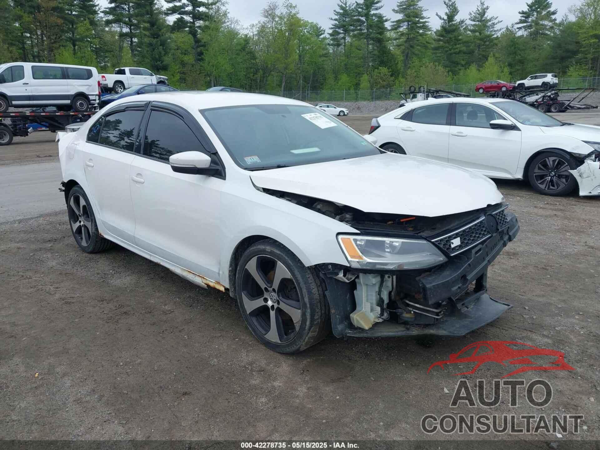VOLKSWAGEN JETTA 2012 - 3VWDP7AJXCM385787