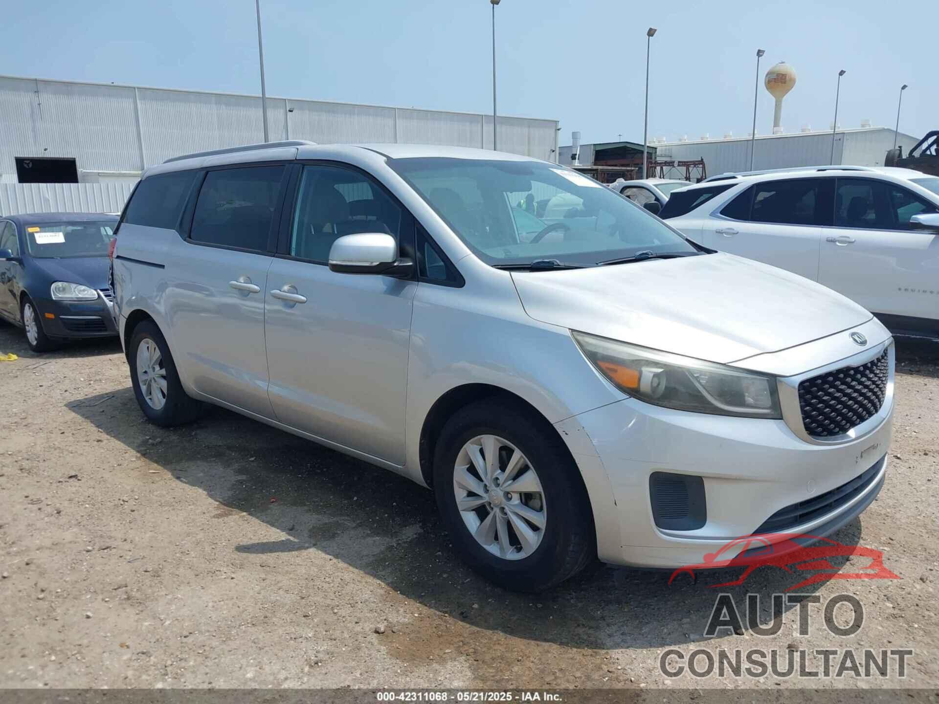 KIA SEDONA 2015 - KNDMB5C18F6020614