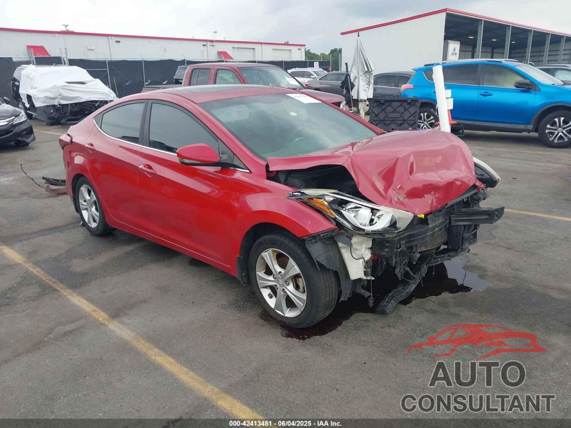 HYUNDAI ELANTRA 2016 - KMHDH4AE7GU479625