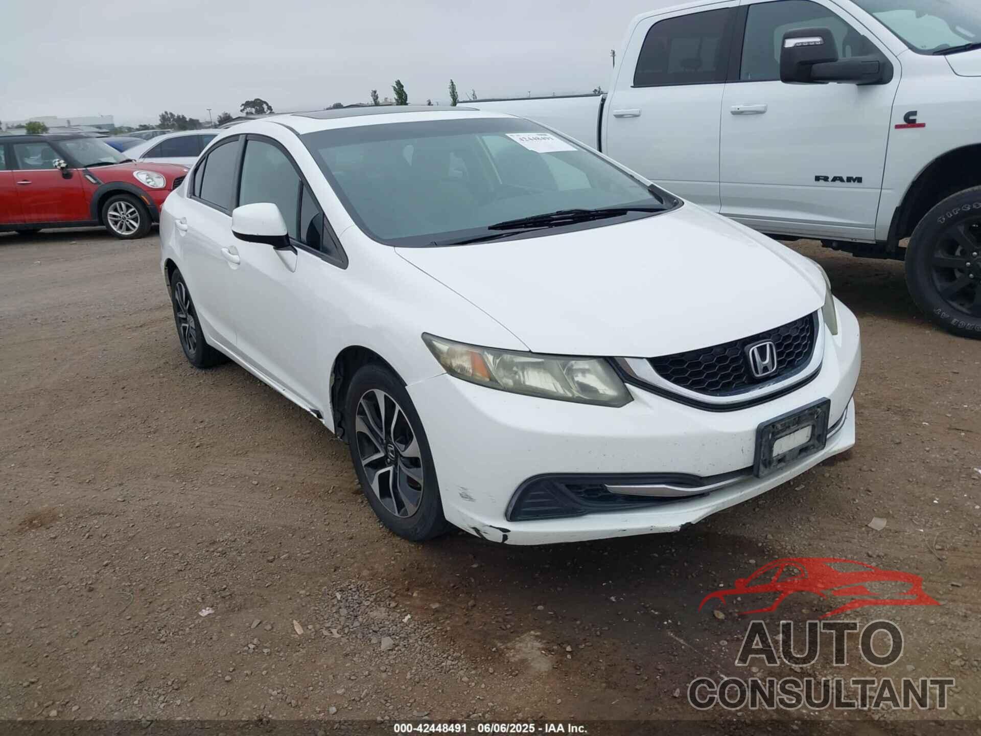 HONDA CIVIC 2013 - 2HGFB2F89DH512601
