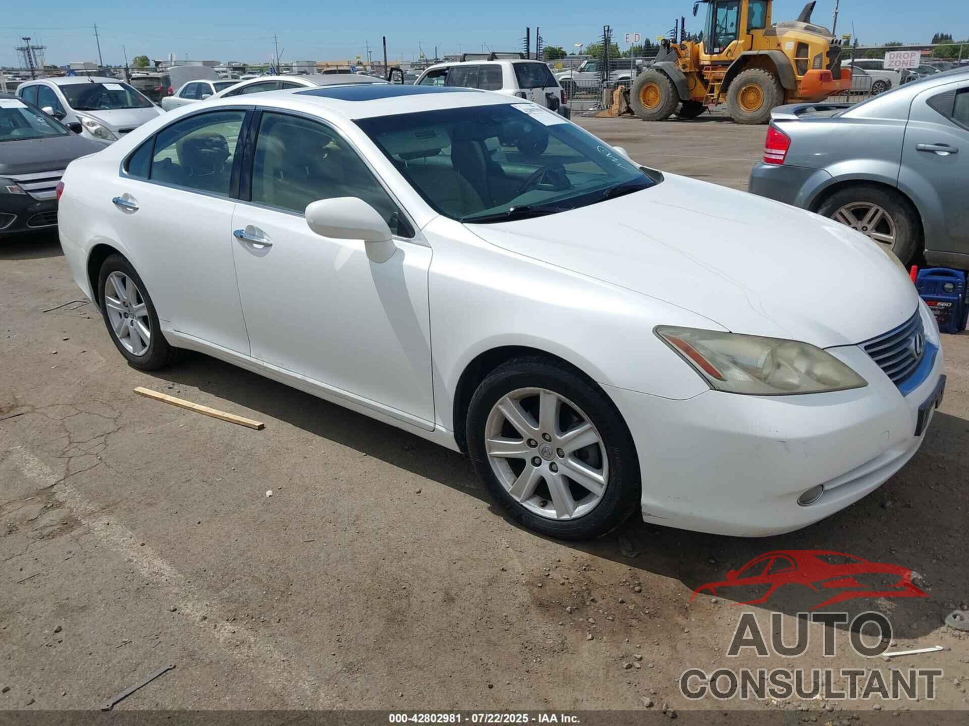 LEXUS ES 350 2009 - JTHBJ46G792284941