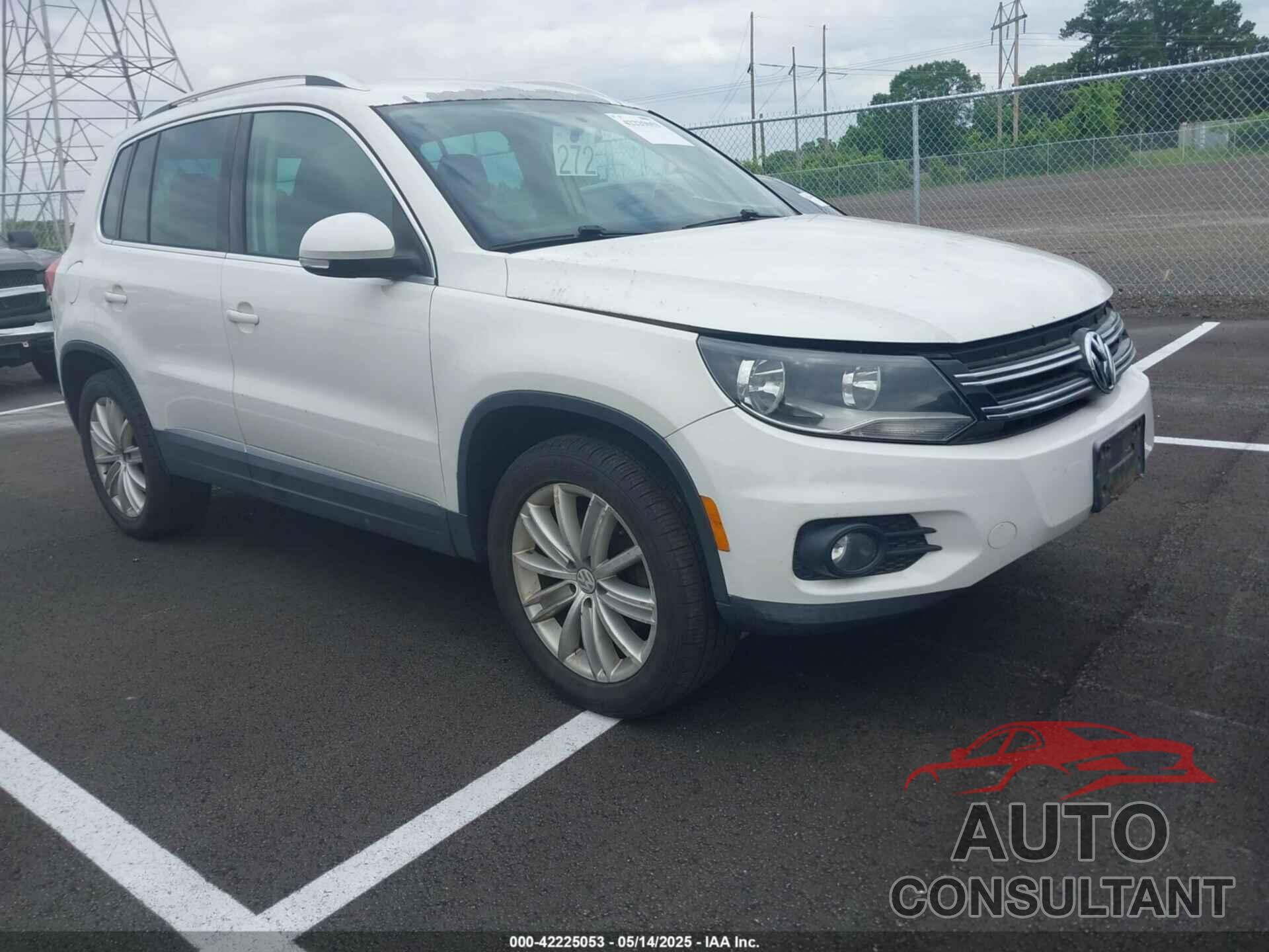 VOLKSWAGEN TIGUAN 2013 - WVGBV7AX8DW517642