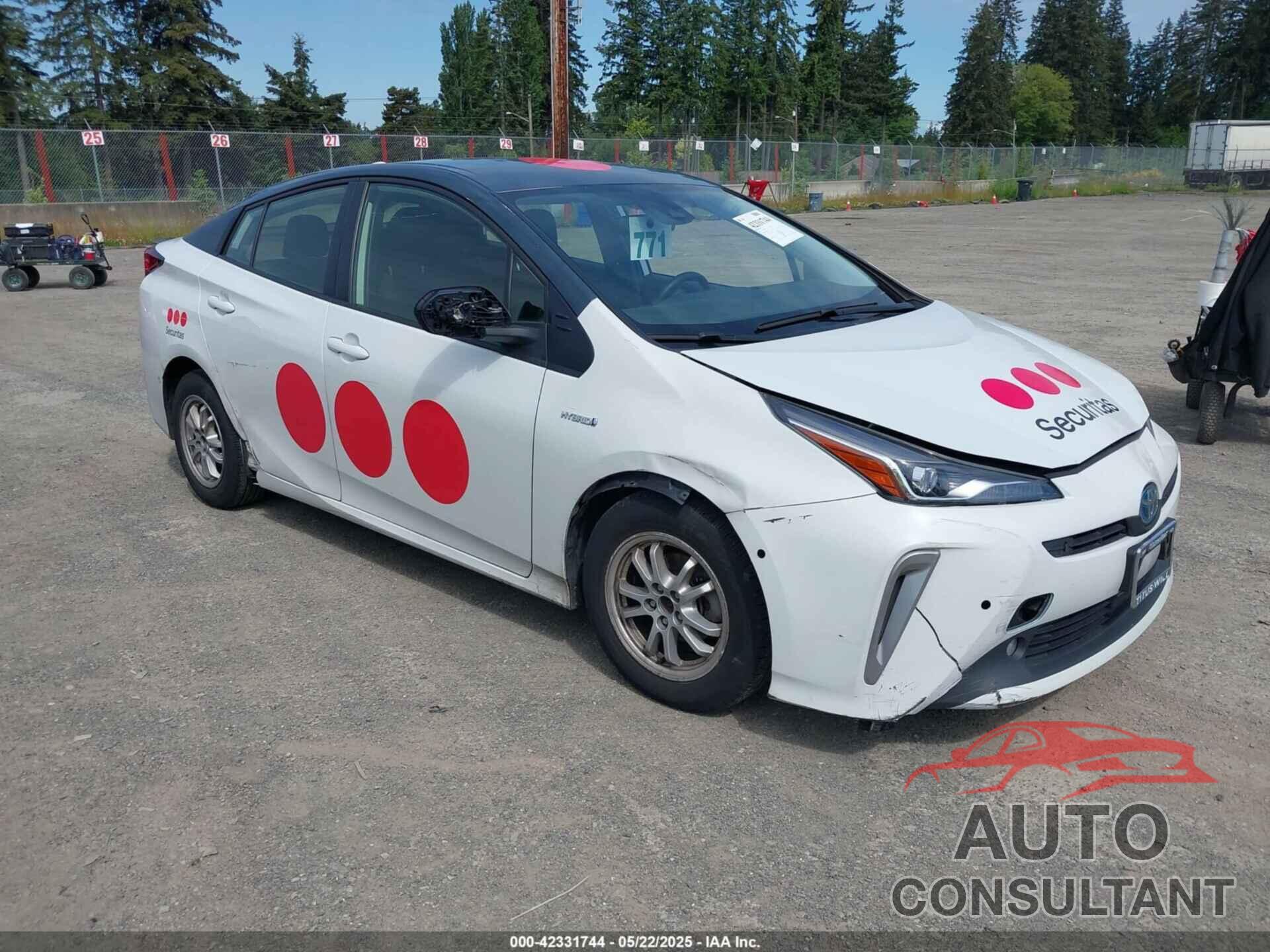 TOYOTA PRIUS 2022 - JTDL9MFU6N3034955