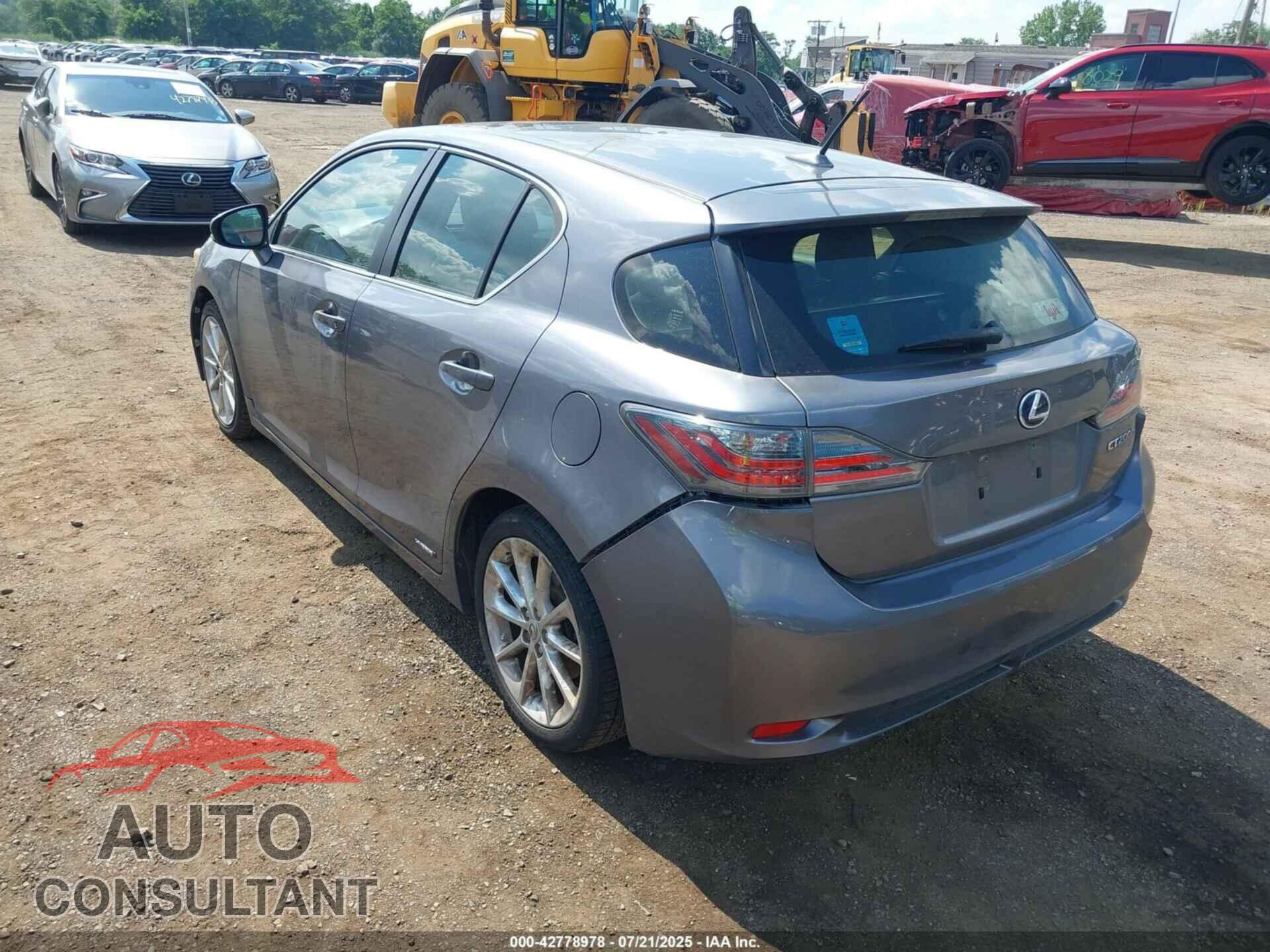 LEXUS CT 2012 - JTHKD5BH4C2113552