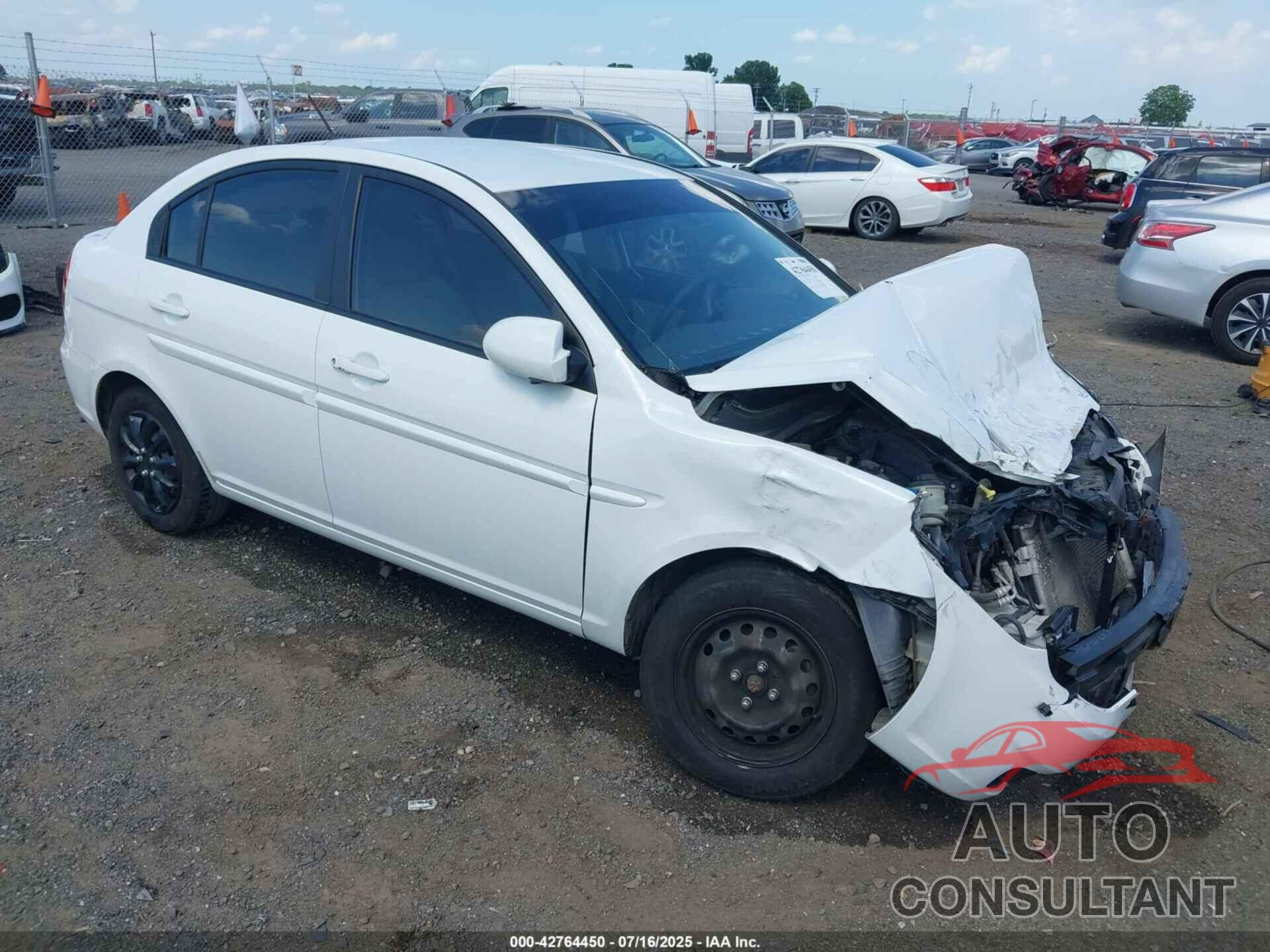HYUNDAI ACCENT 2009 - KMHCN46C59U298148