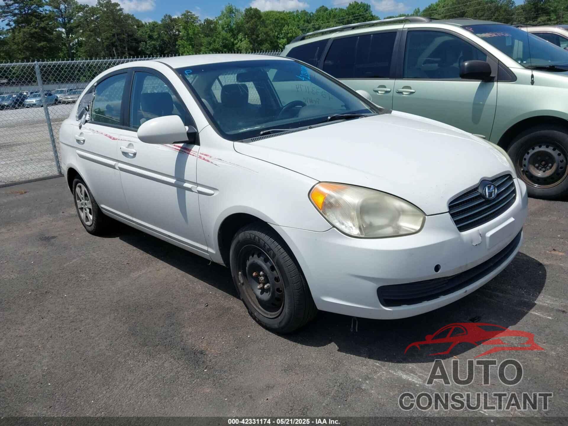 HYUNDAI ACCENT 2009 - KMHCN46C39U369878