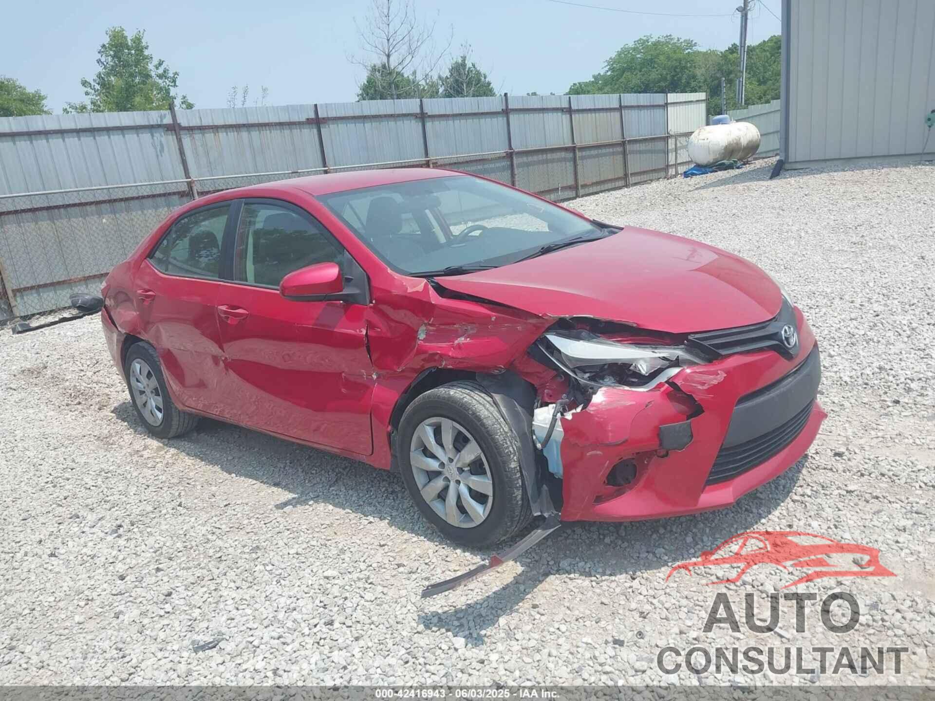 TOYOTA COROLLA 2014 - 5YFBURHE0EP069107
