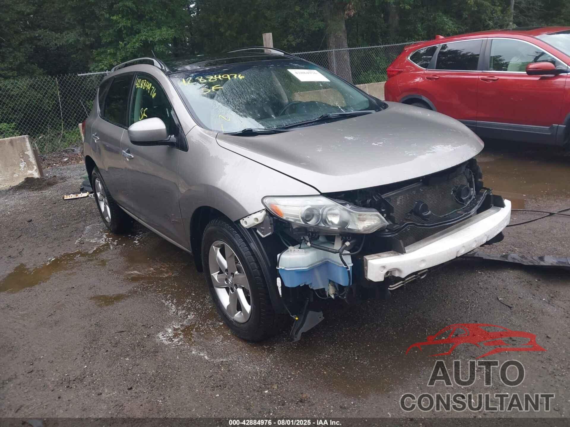 NISSAN MURANO 2010 - JN8AZ1MW9AW131266