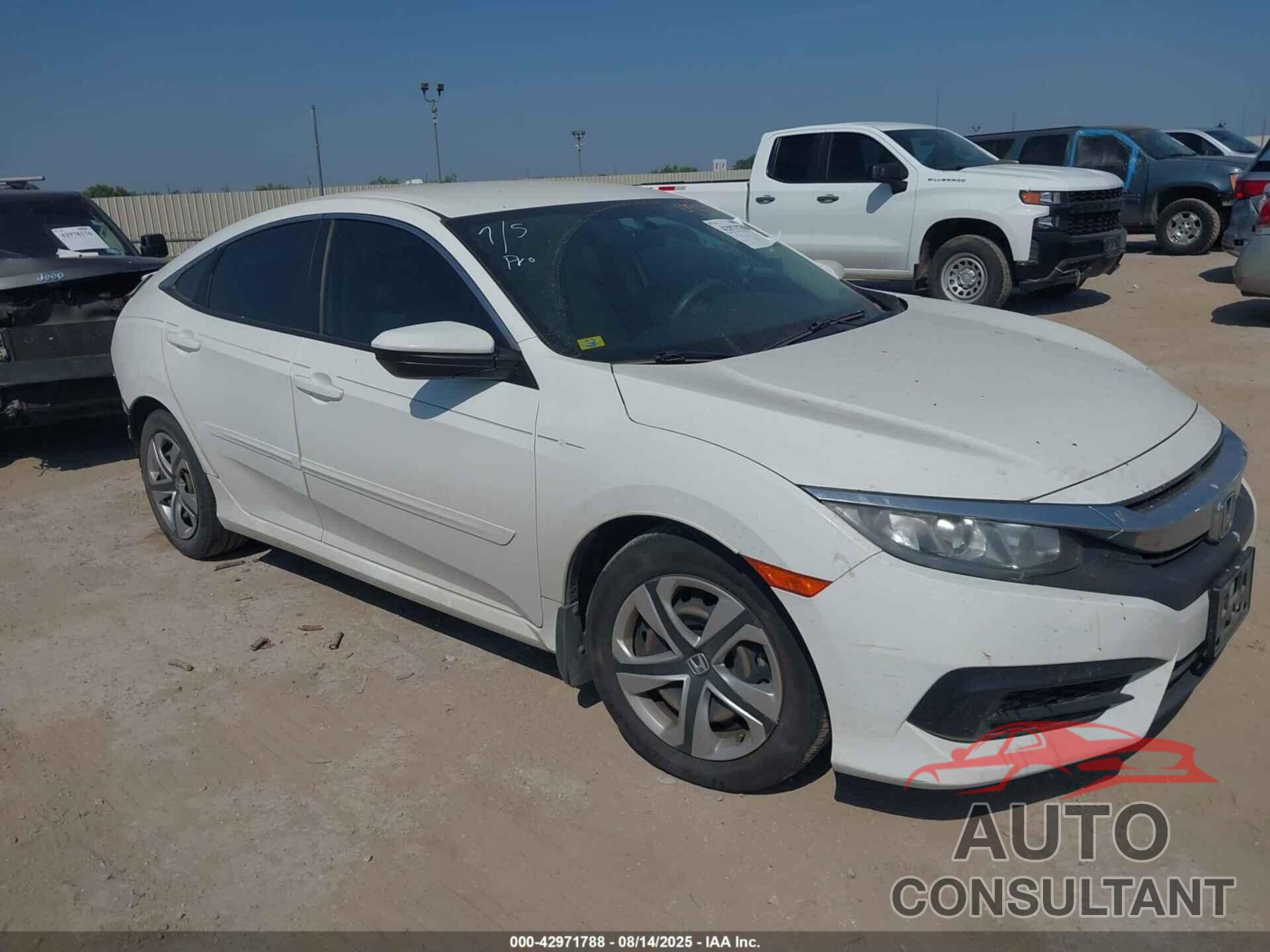 HONDA CIVIC 2018 - 2HGFC2F53JH507635