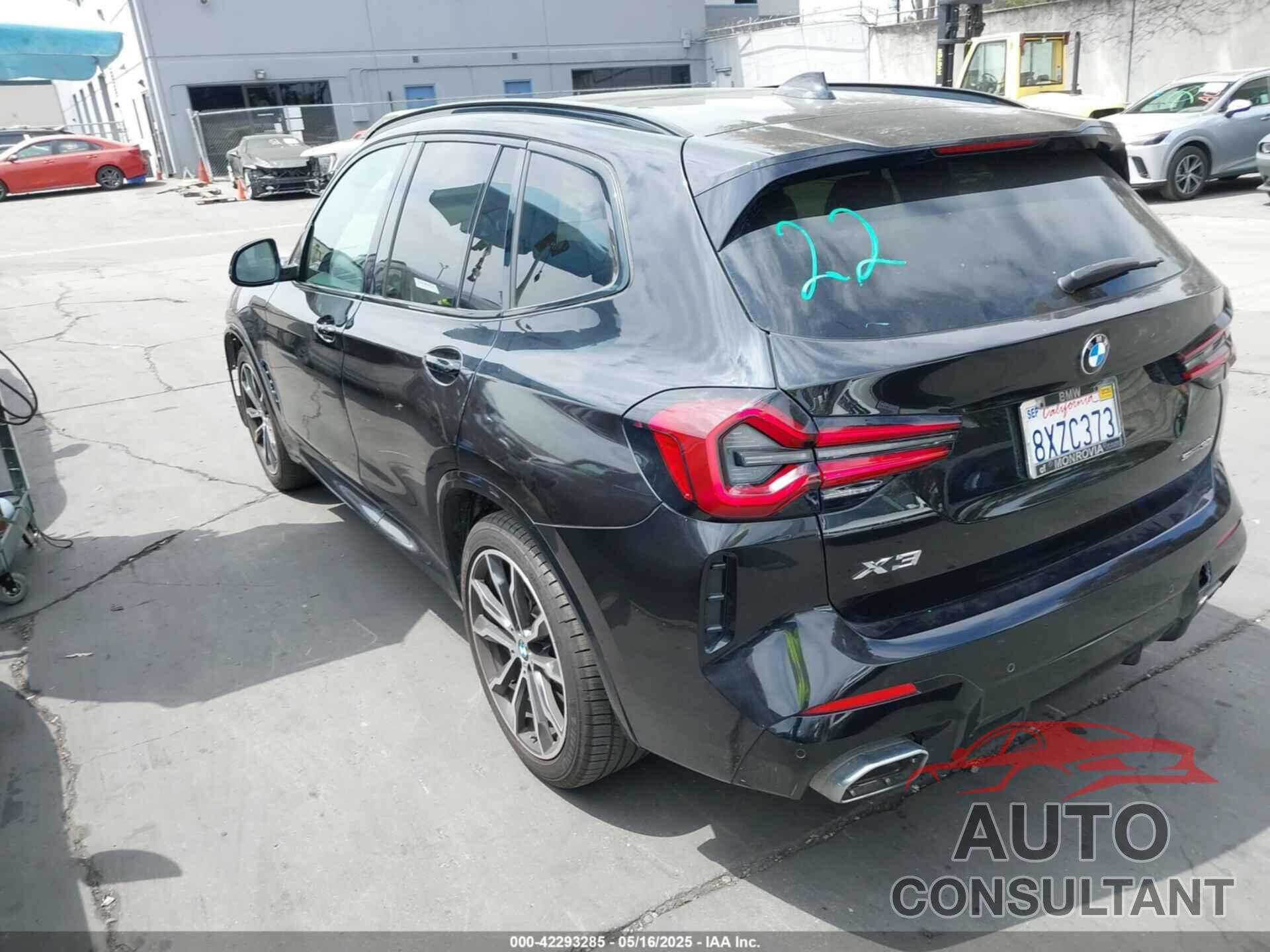BMW X3 2022 - 5UX43DP0XN9J20248