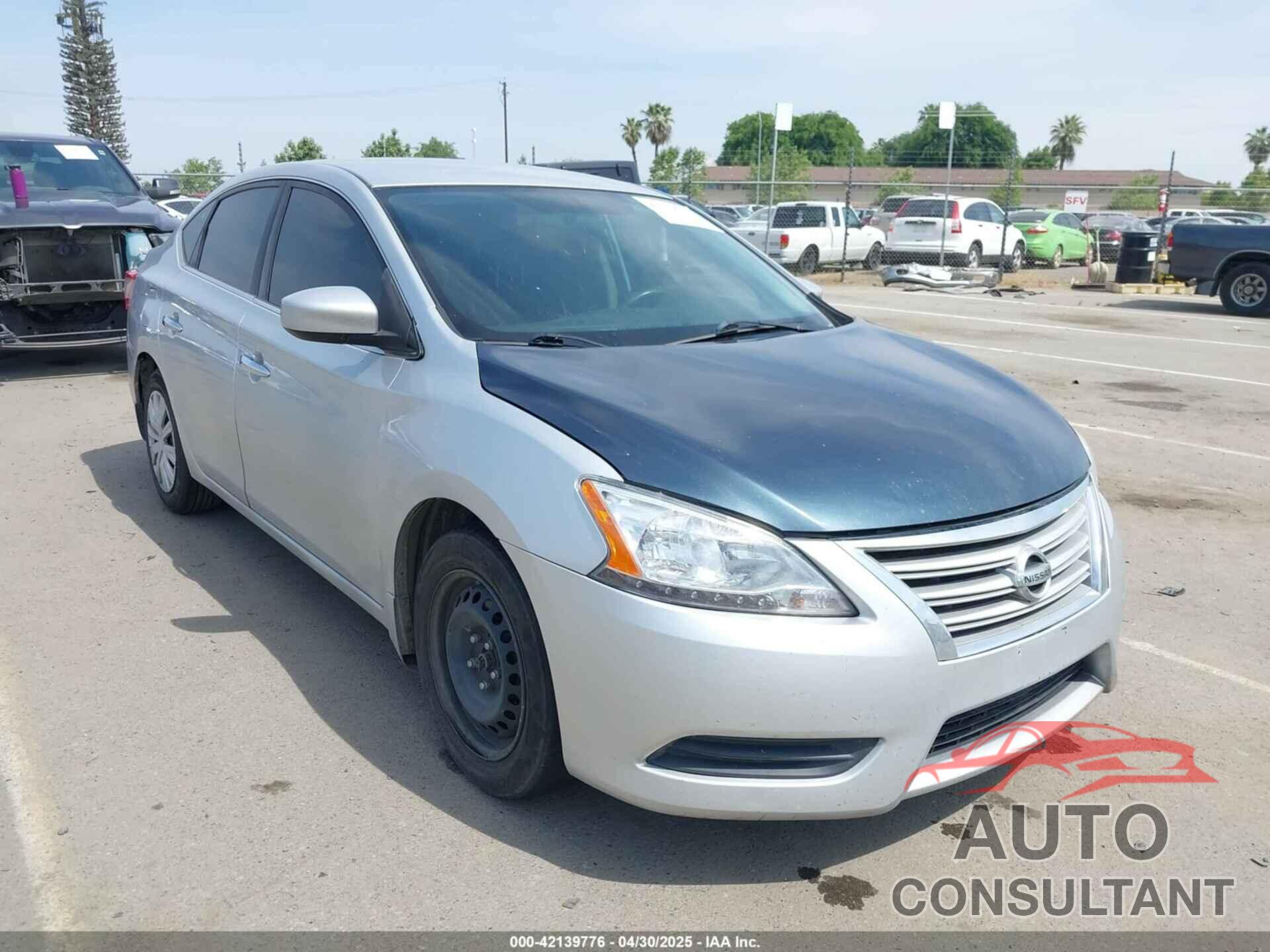 NISSAN SENTRA 2014 - 3N1AB7AP3EL607378