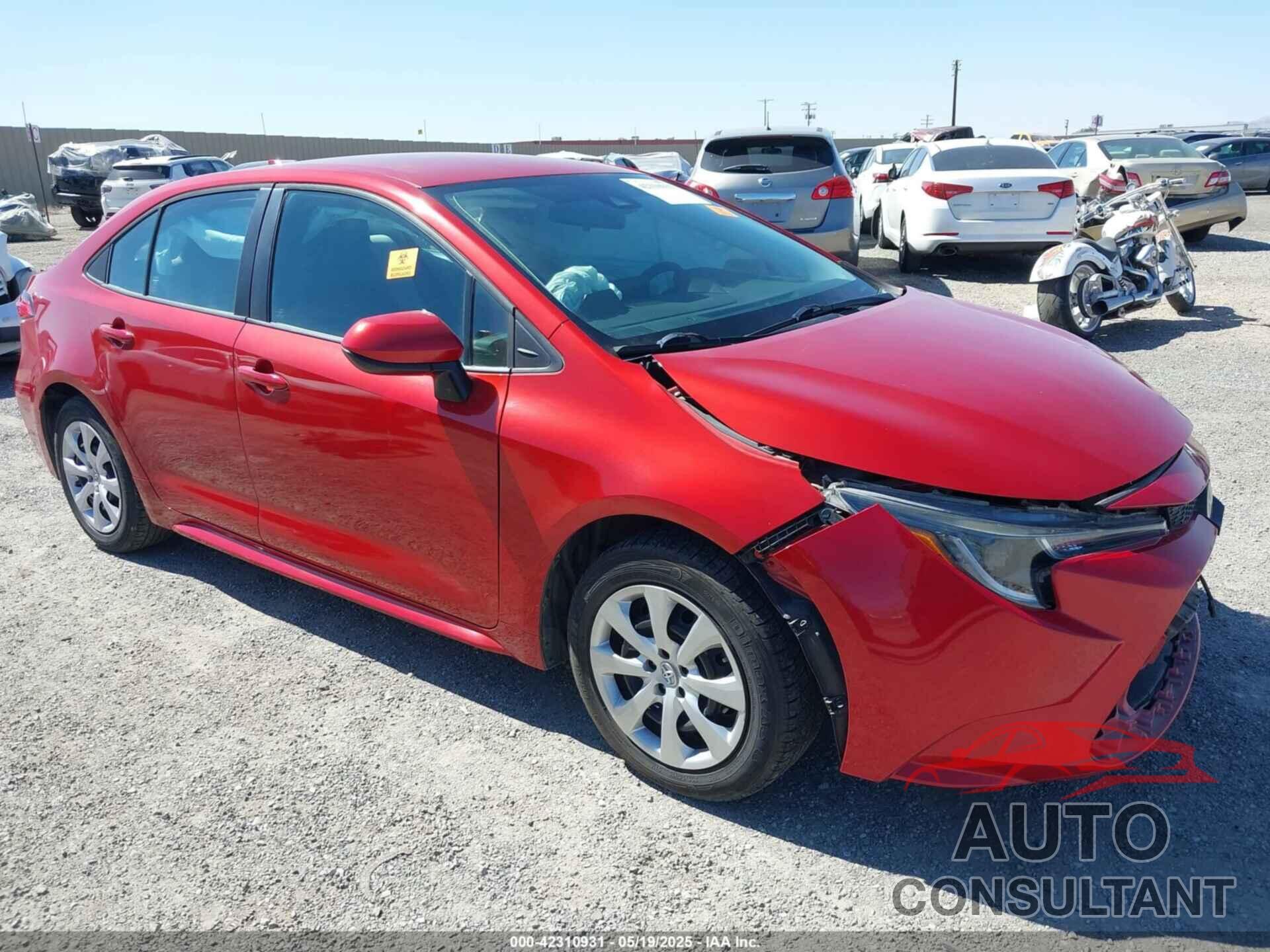 TOYOTA COROLLA 2021 - 5YFEPMAE9MP192145