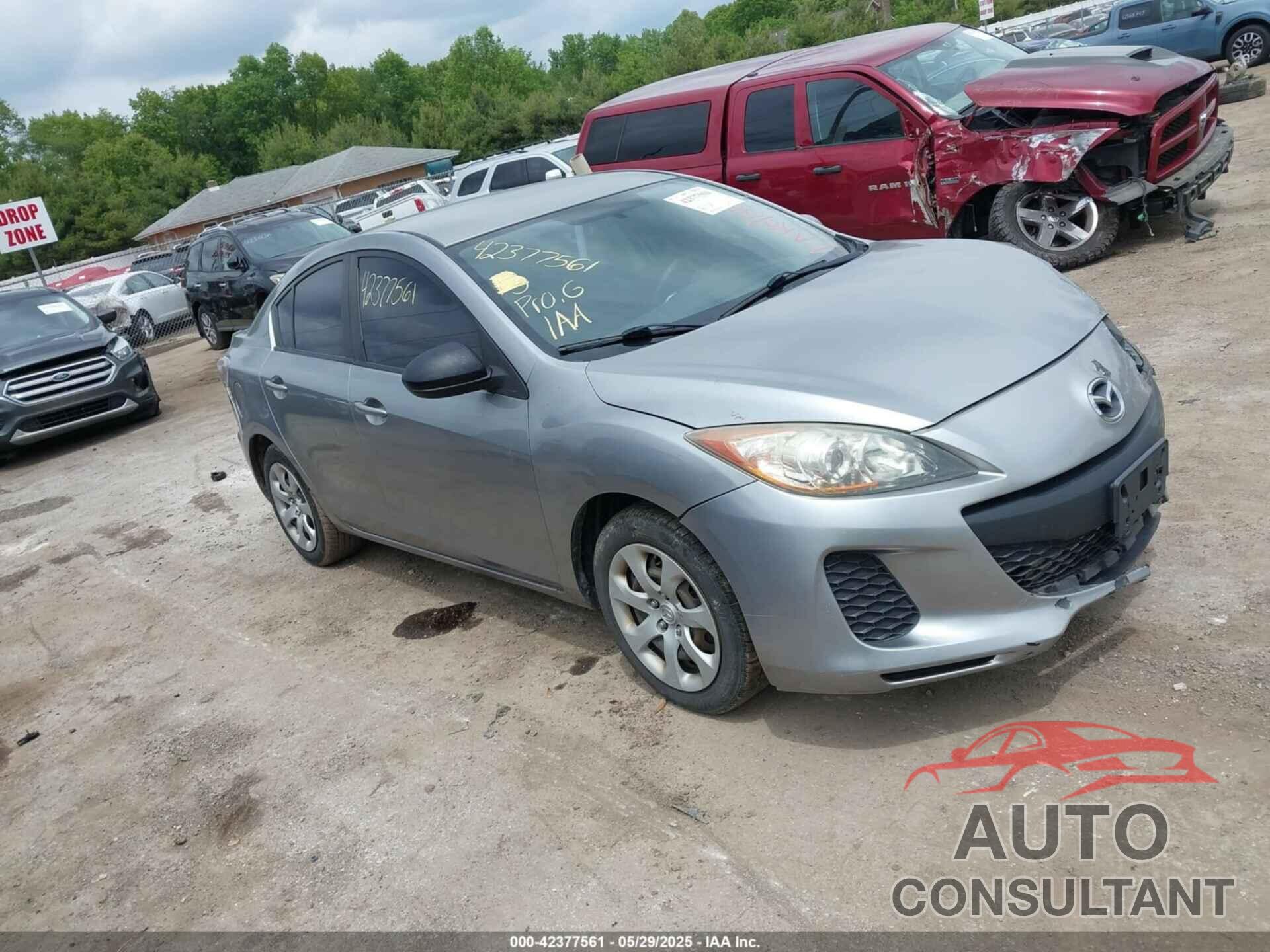 MAZDA MAZDA3 2013 - JM1BL1TF5D1730136
