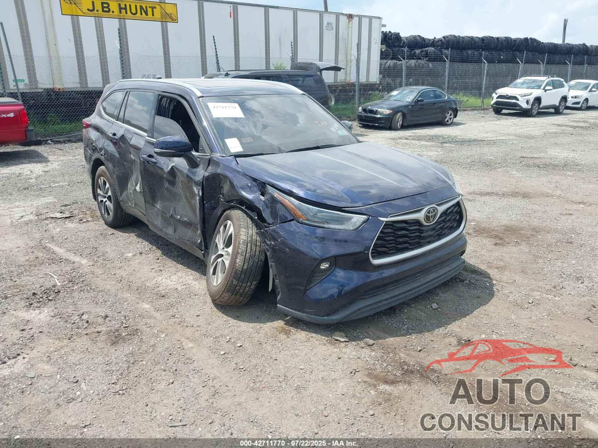 TOYOTA HIGHLANDER 2021 - 5TDGZRBH2MS118078