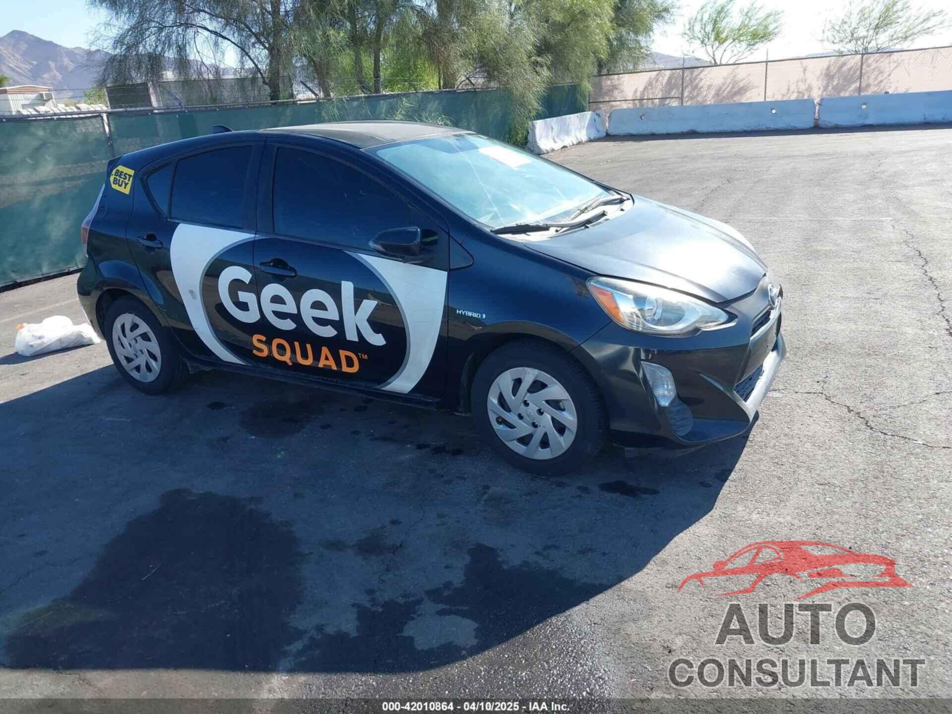 TOYOTA PRIUS C 2016 - JTDKDTB39G1122107