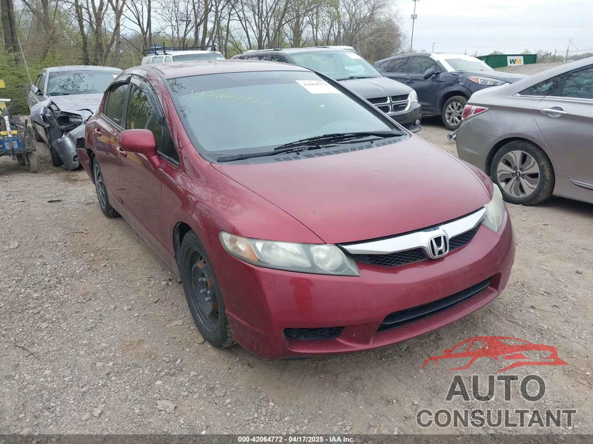 HONDA CIVIC 2011 - 19XFA1F5XBE025790