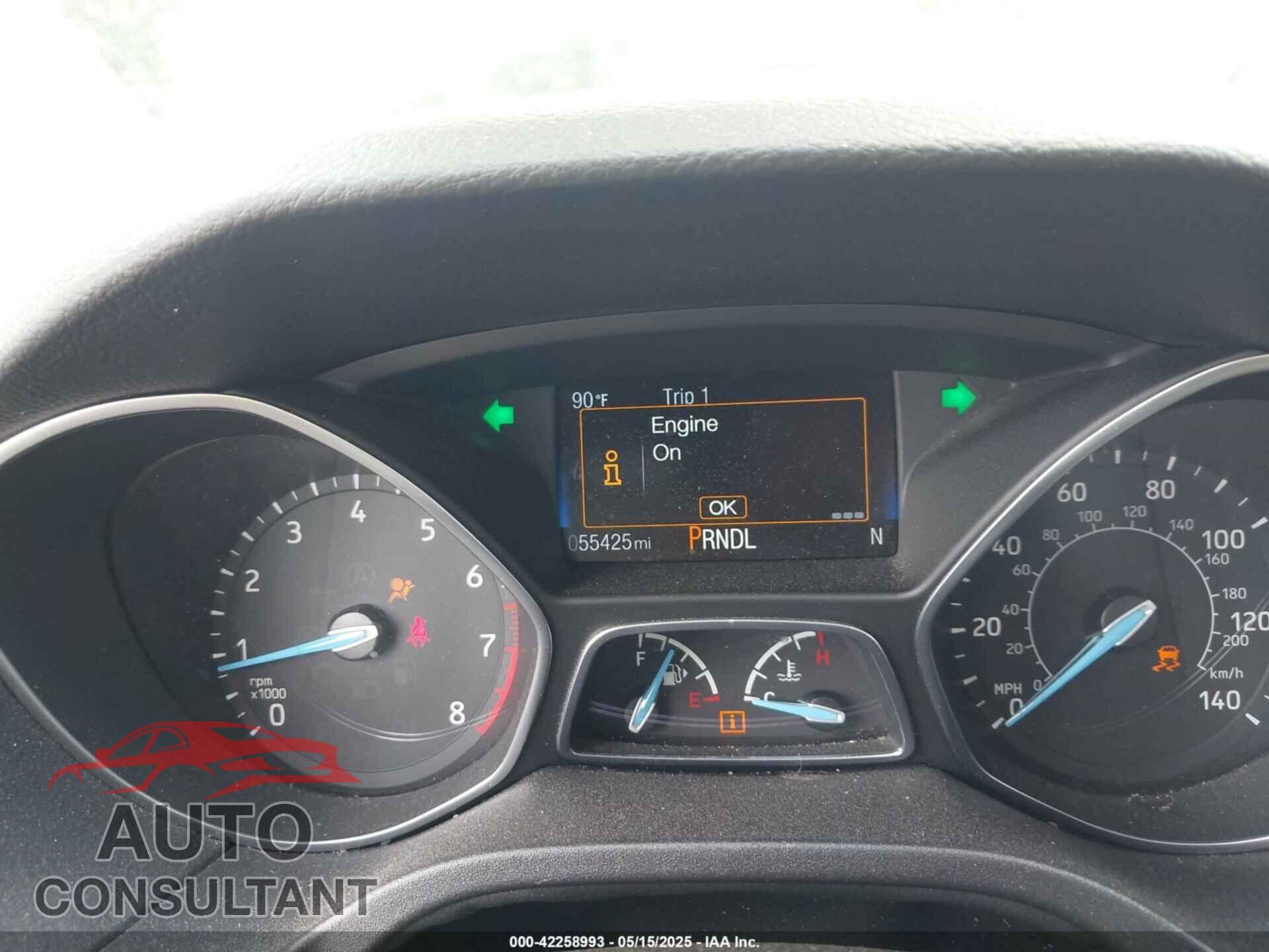 FORD FOCUS 2017 - 1FADP3F28HL227699
