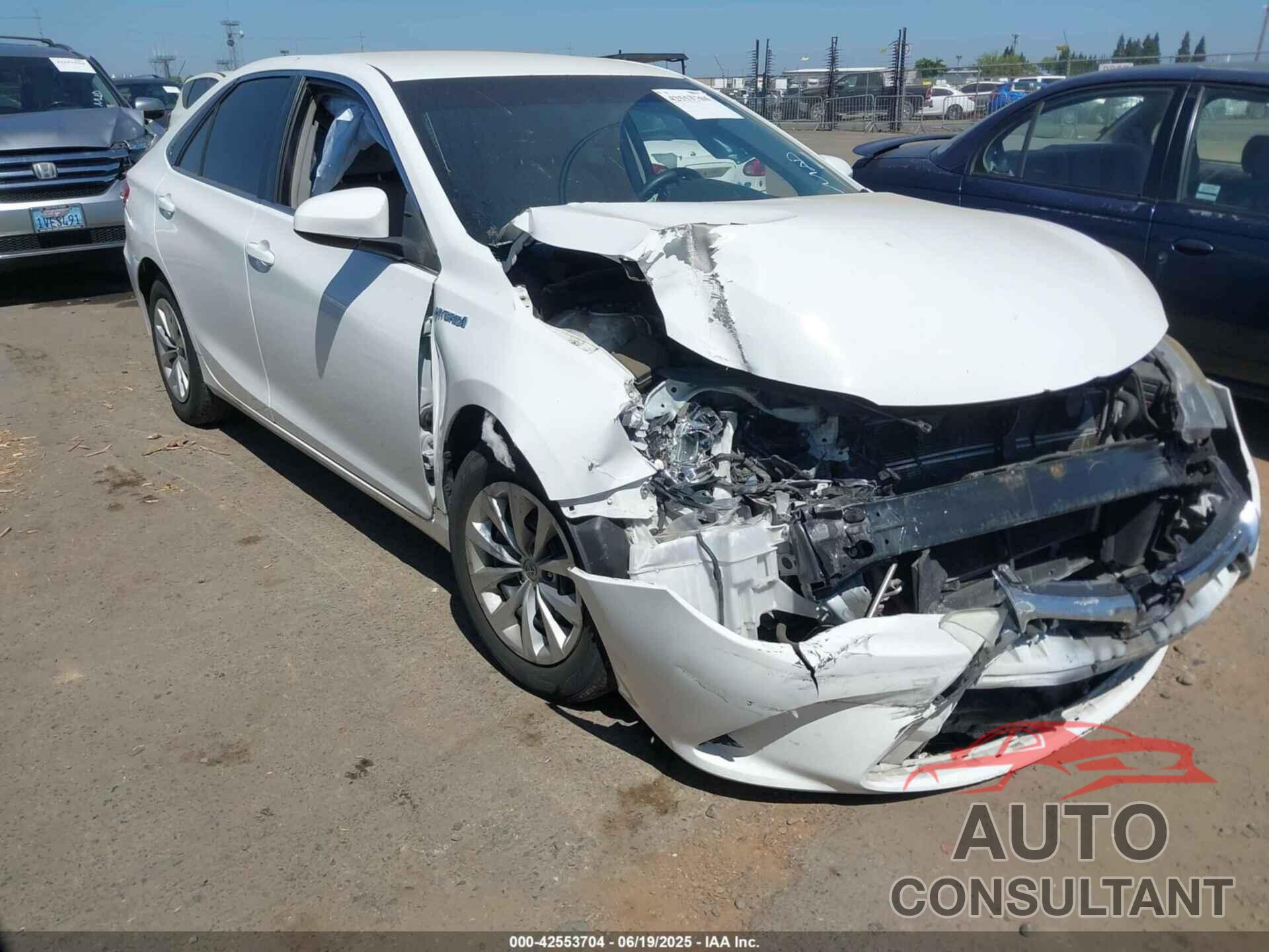 TOYOTA CAMRY HYBRID 2017 - 4T1BD1FK9HU218420