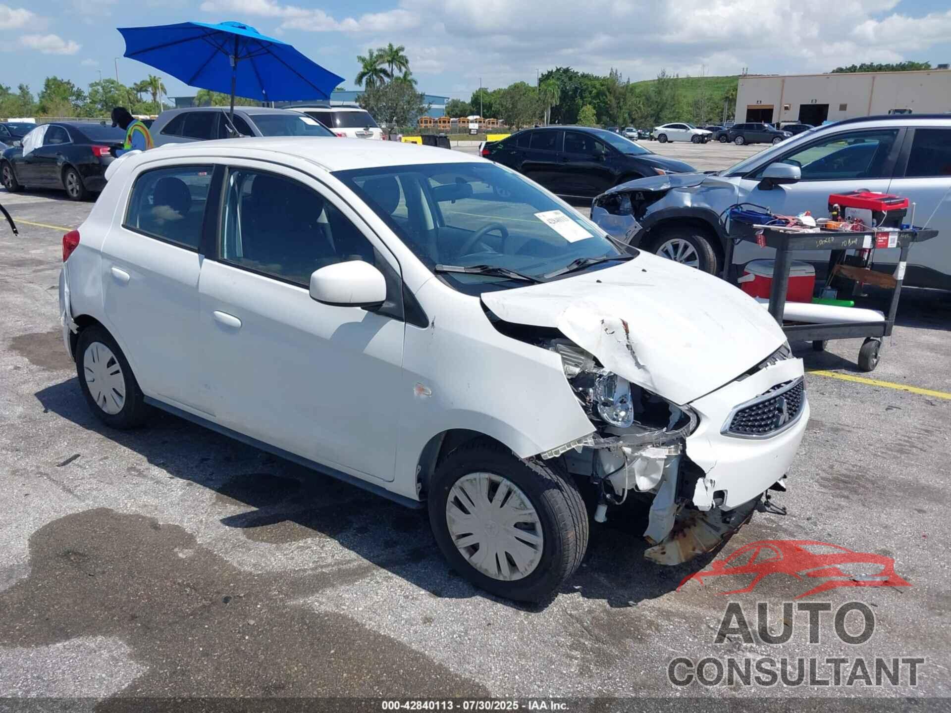 MITSUBISHI MIRAGE 2017 - ML32A3HJ9HH003791