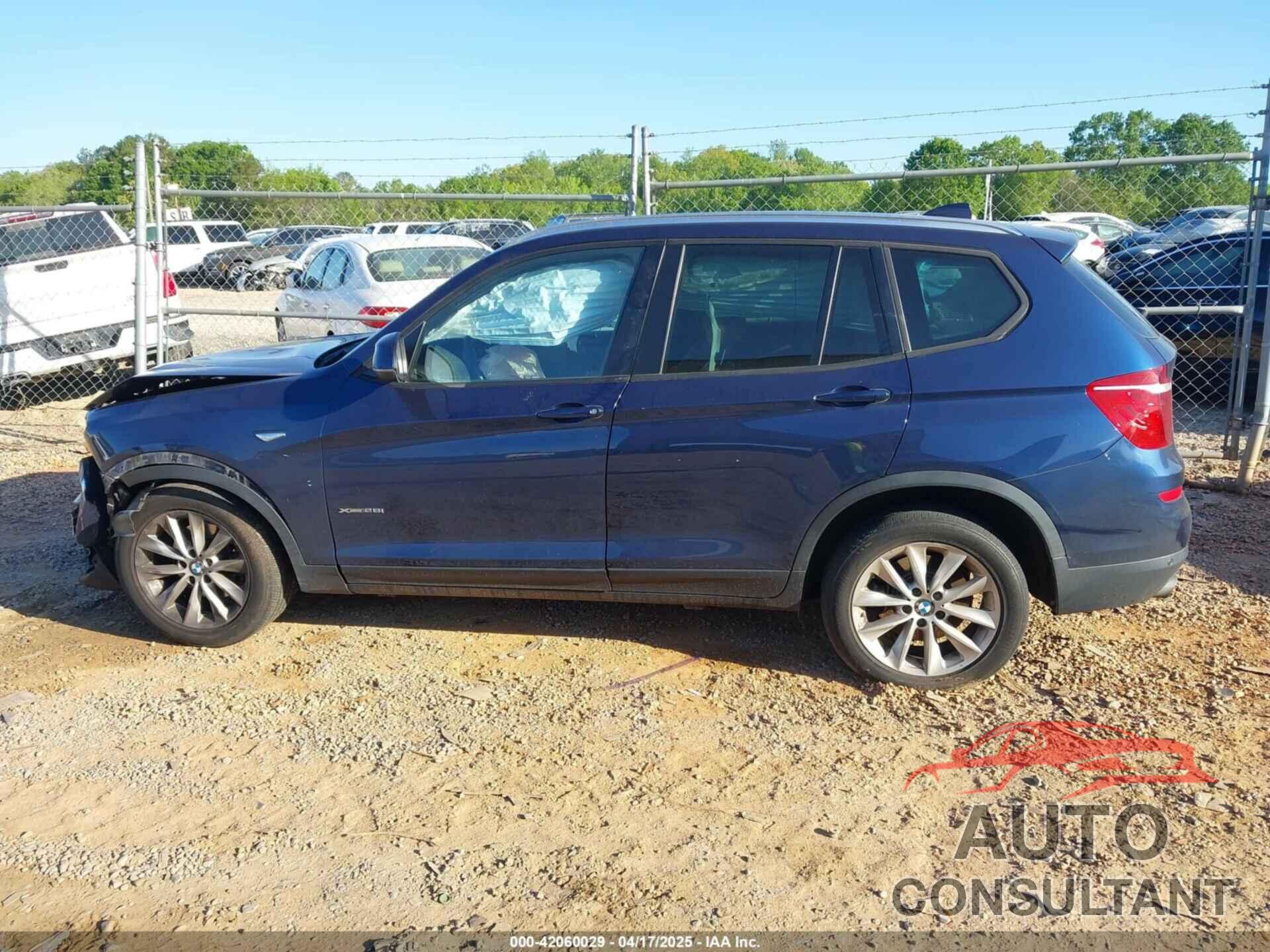 BMW X3 2017 - 5UXWX9C55H0T09474