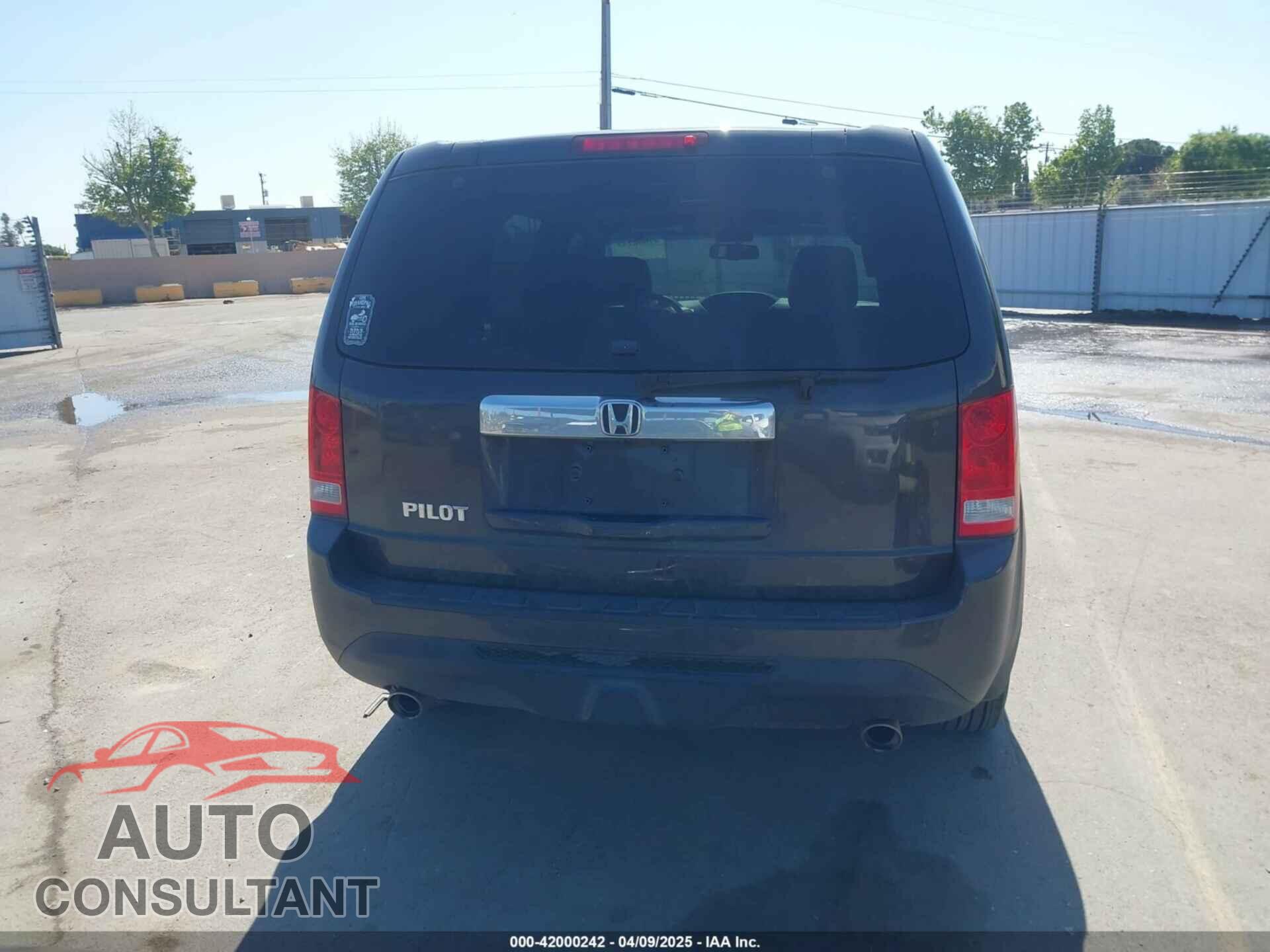 HONDA PILOT 2013 - 5FNYF3H53DB019202