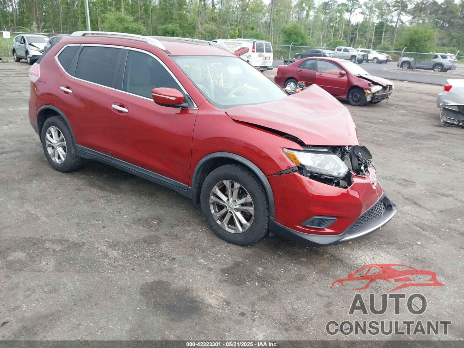 NISSAN ROGUE 2015 - KNMAT2MT7FP536083