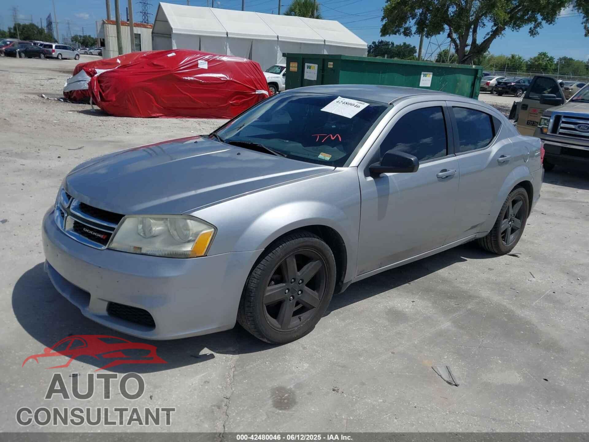 DODGE AVENGER 2013 - 1C3CDZAB7DN516794