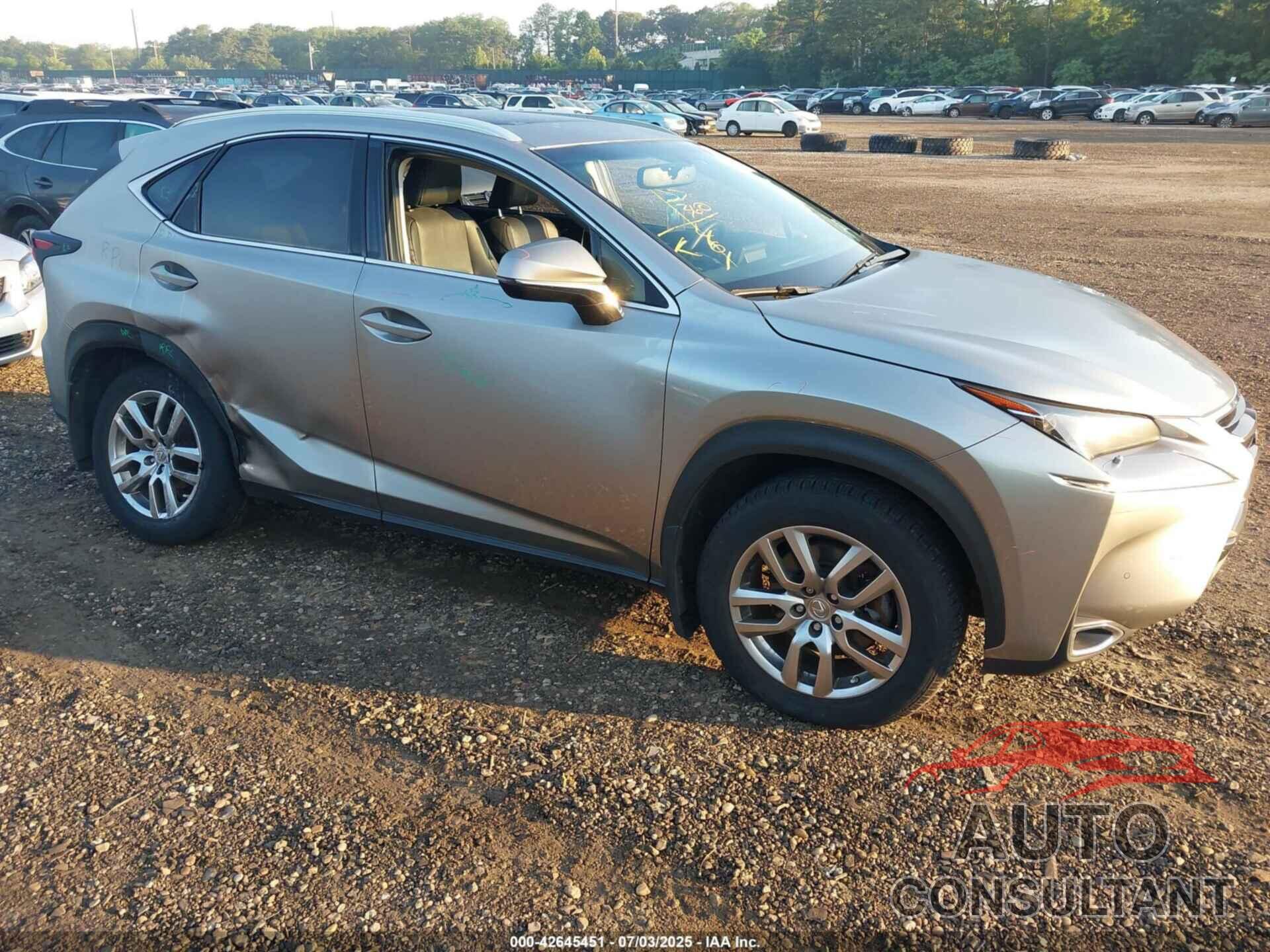 LEXUS NX 2017 - JTJBARBZ5H2102672