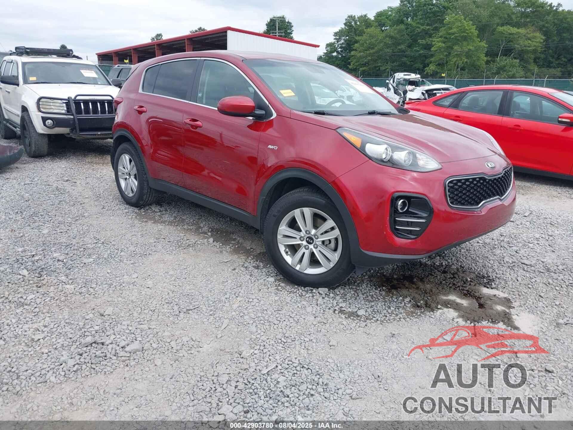 KIA SPORTAGE 2017 - KNDPMCAC2H7122262