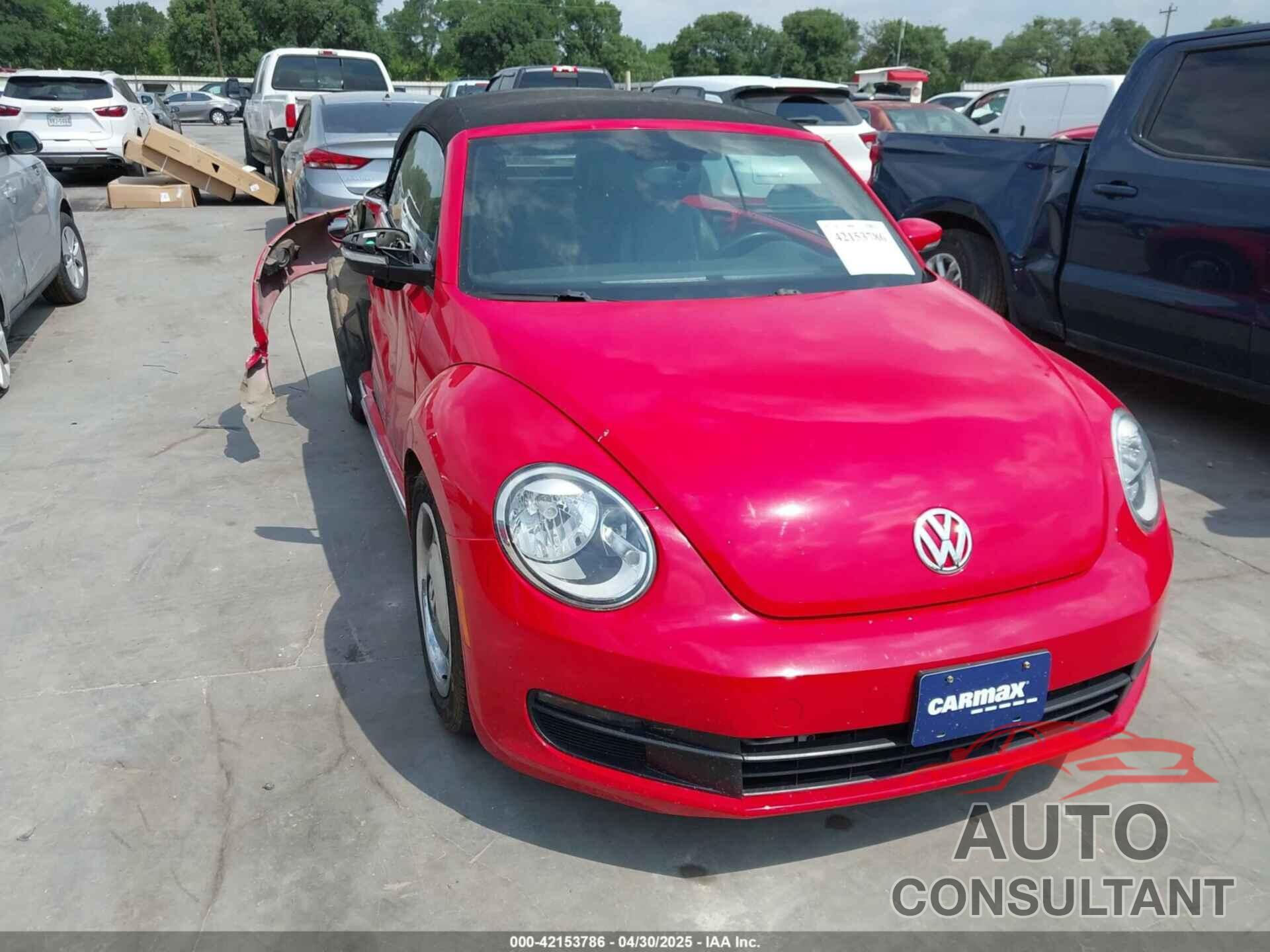 VOLKSWAGEN BEETLE 2014 - 3VW507AT1EM819012