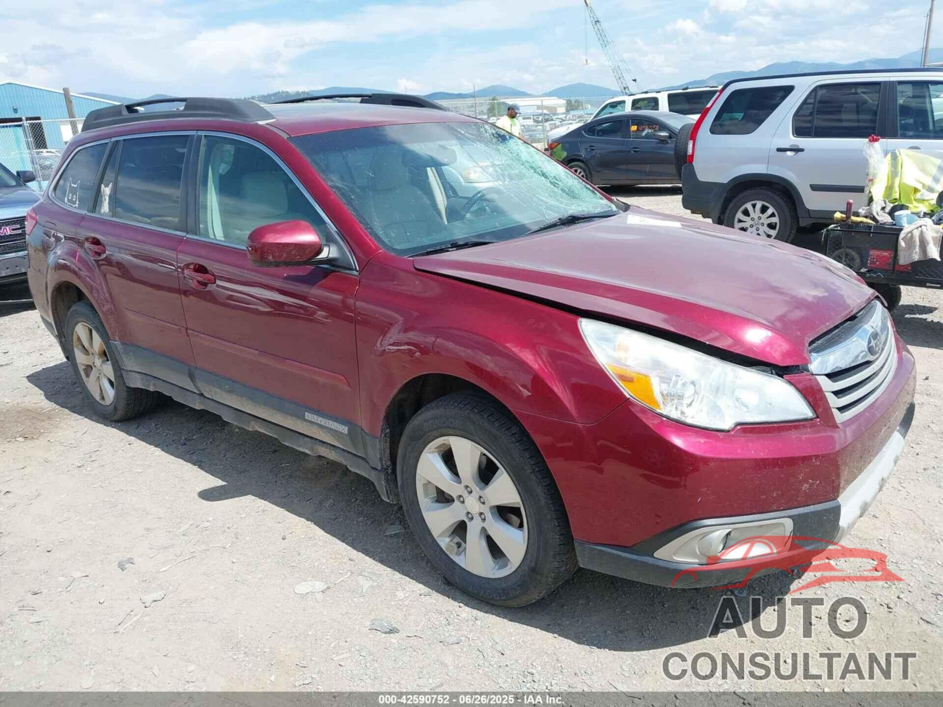 SUBARU OUTBACK 2011 - 4S4BRBLC8B3385434