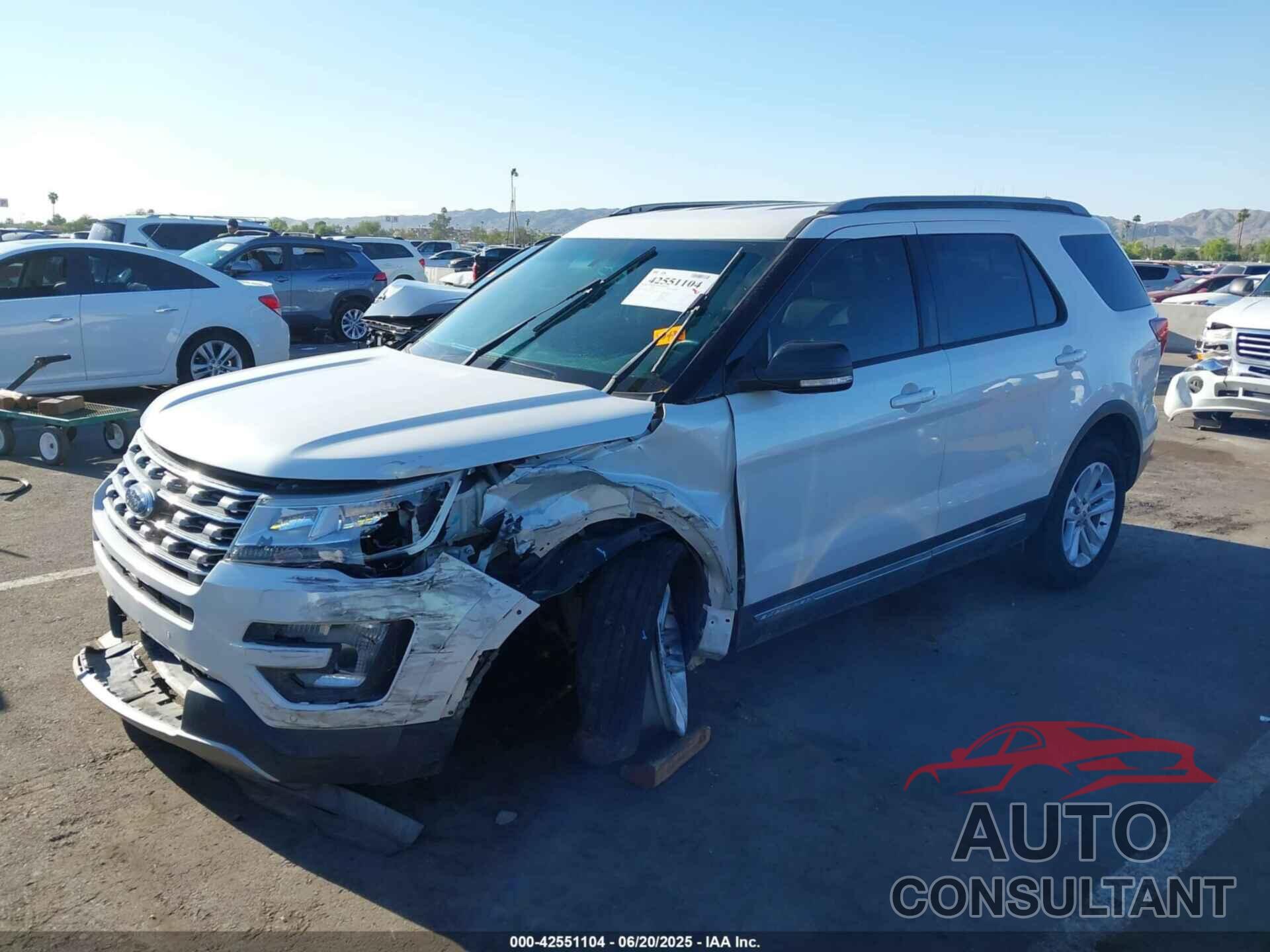 FORD EXPLORER 2017 - 1FM5K7D82HGB59173